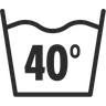 40&deg; 'de yıkanabilir