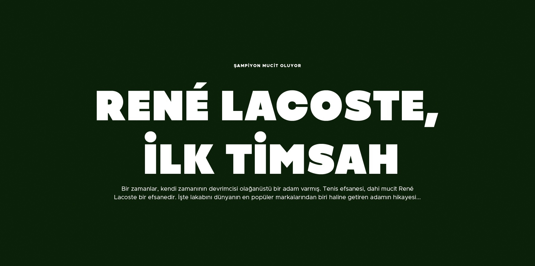 LACOSTE RENE DESKTOP