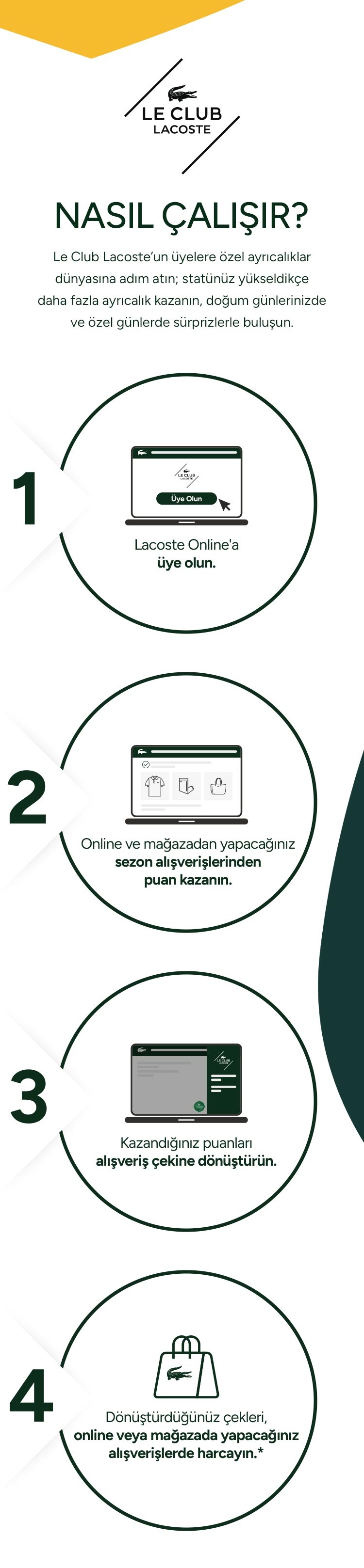 Lacoste Loyalty Nasıl Çalışır Mobile