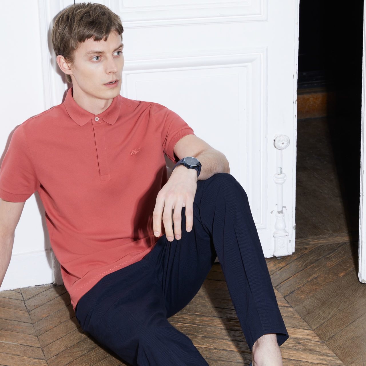 Lacoste Erkek Regular Fit Paris Pembe Polo