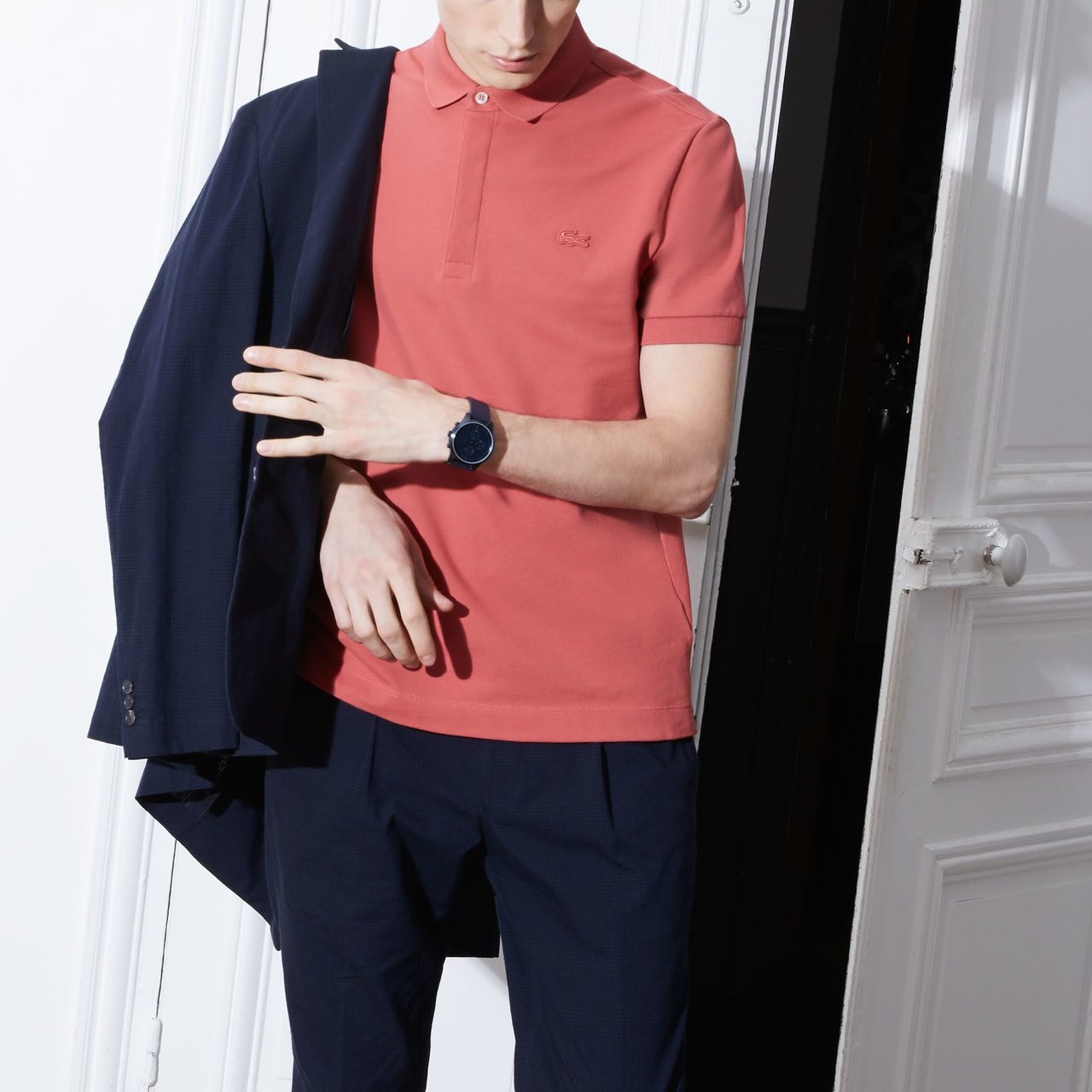 Lacoste Erkek Regular Fit Paris Pembe Polo