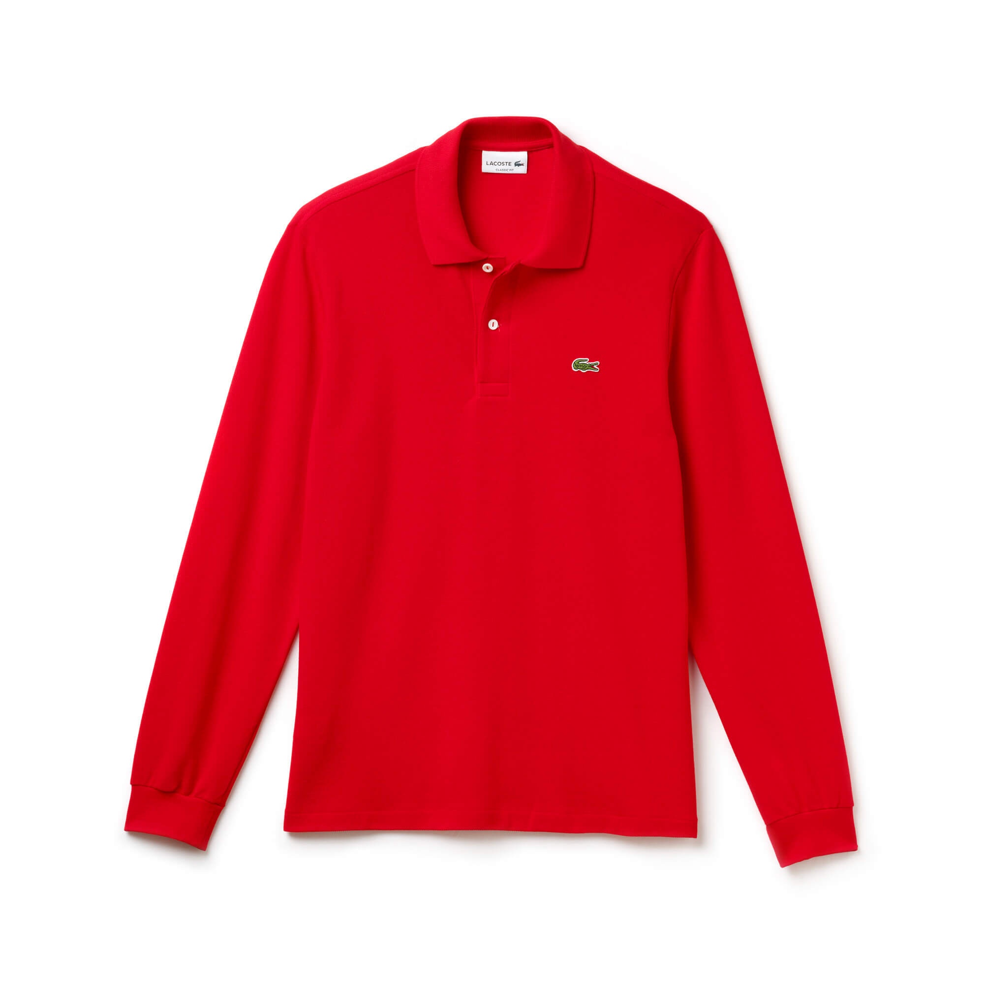 Lacoste Erkek Classic Fit Uzun Kollu L.12.12 Kırmızı Polo