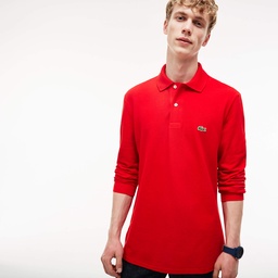 Lacoste Erkek Classic Fit Uzun Kollu L.12.12 Kırmızı Polo Kırmızı