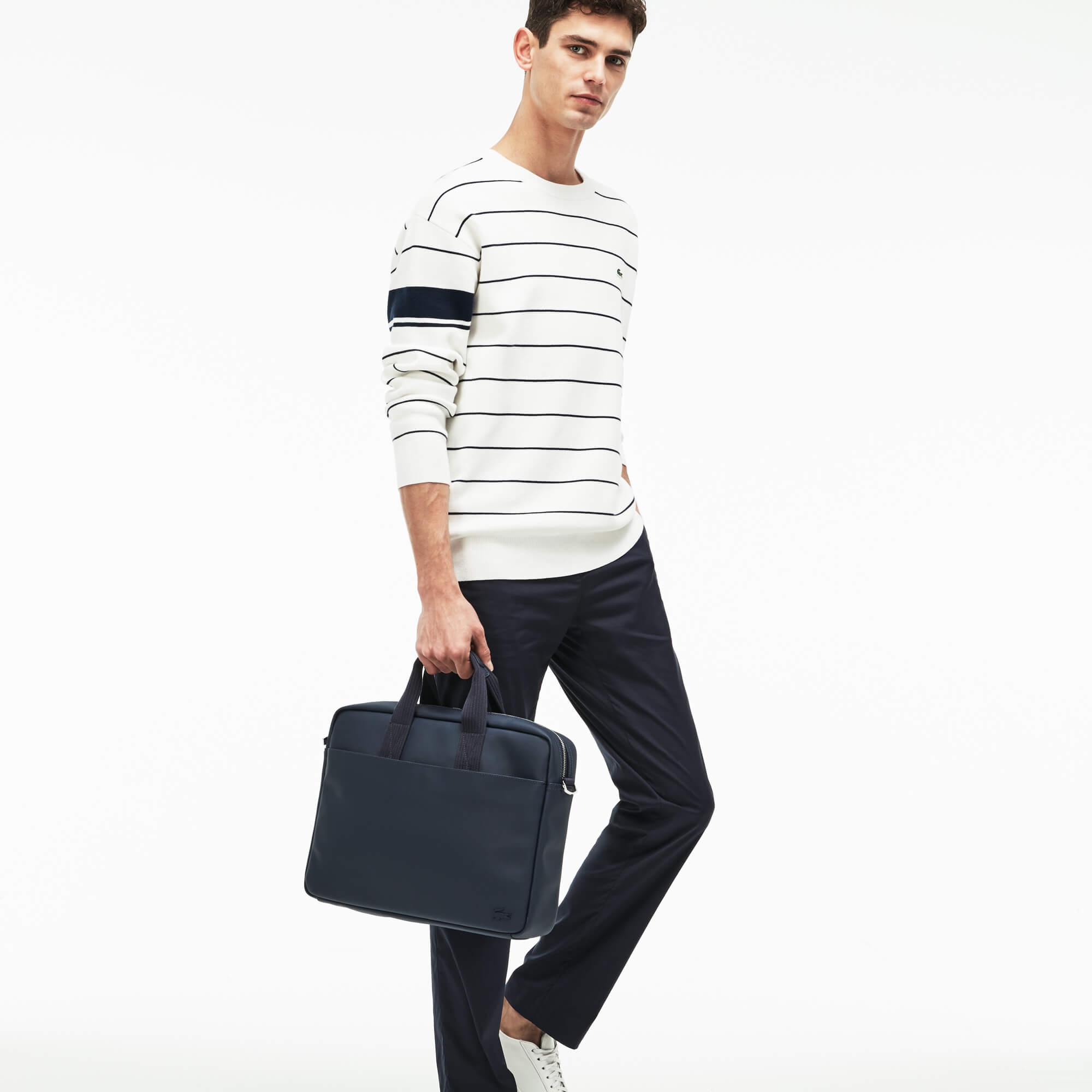 Lacoste Men S Classic Erkek Siyah Laptop Çantası