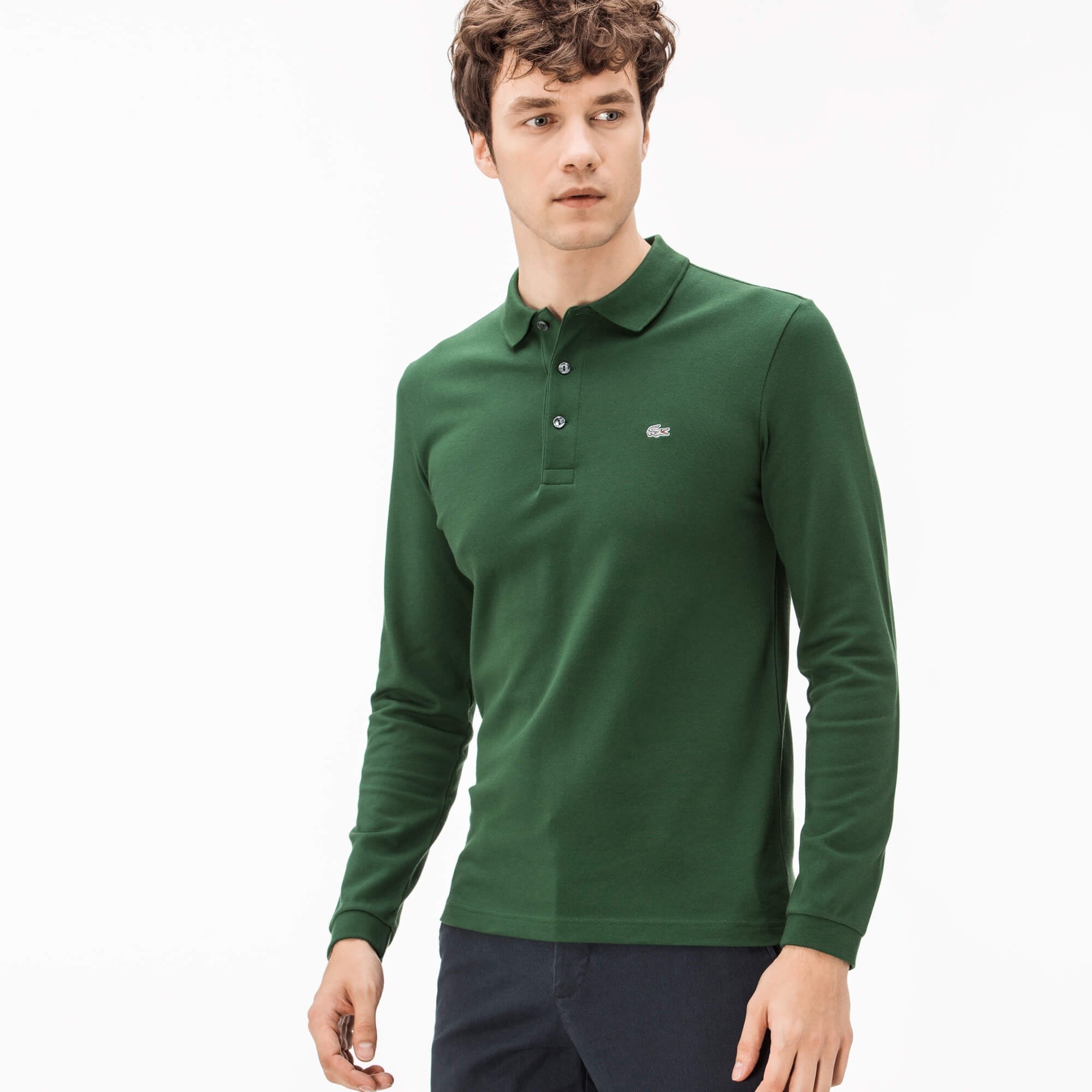 Lacoste Erkek Slim Fit Yeşil Polo