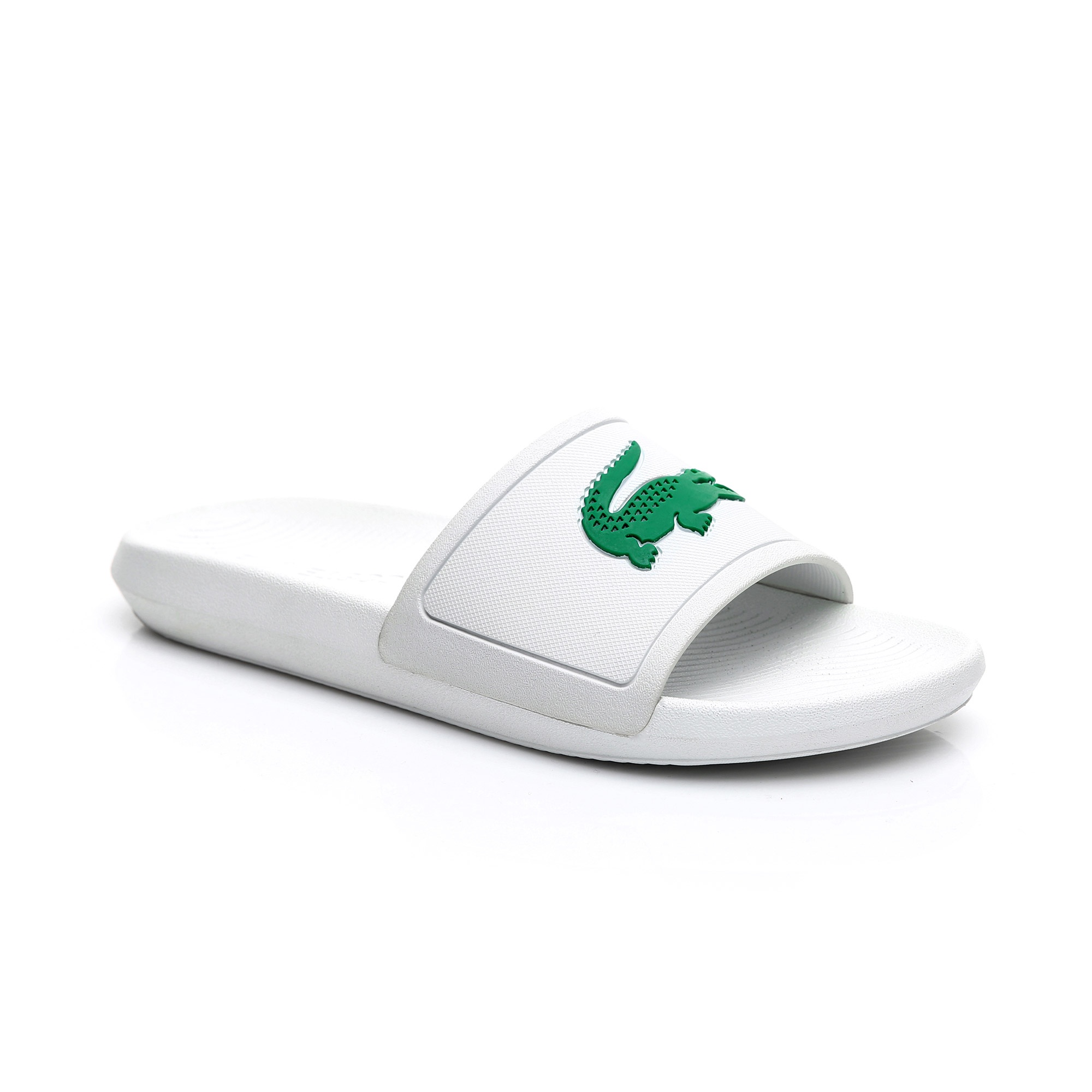 Lacoste Erkek Croco Beyaz Terlik