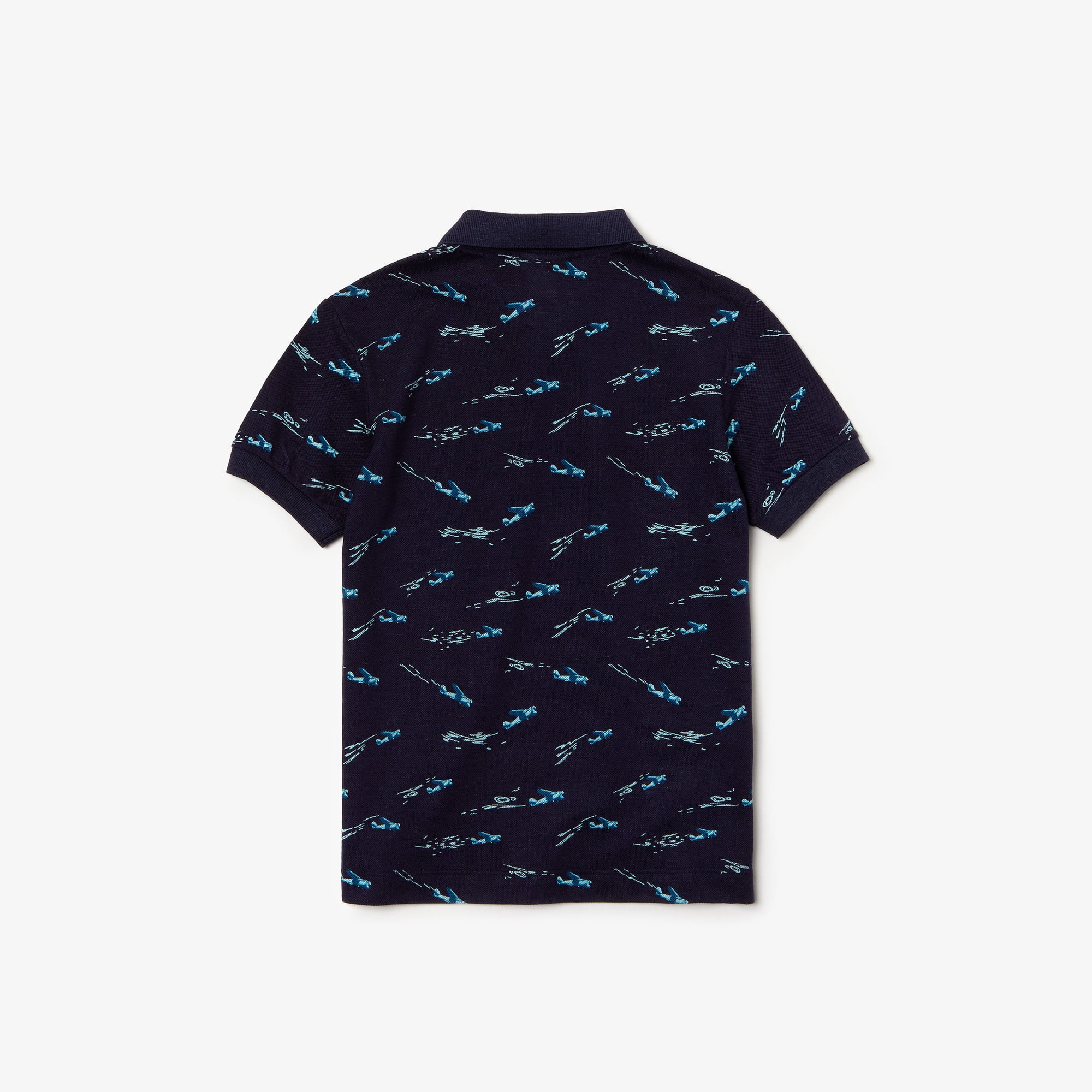Lacoste Çocuk Desenli Lacivert Polo