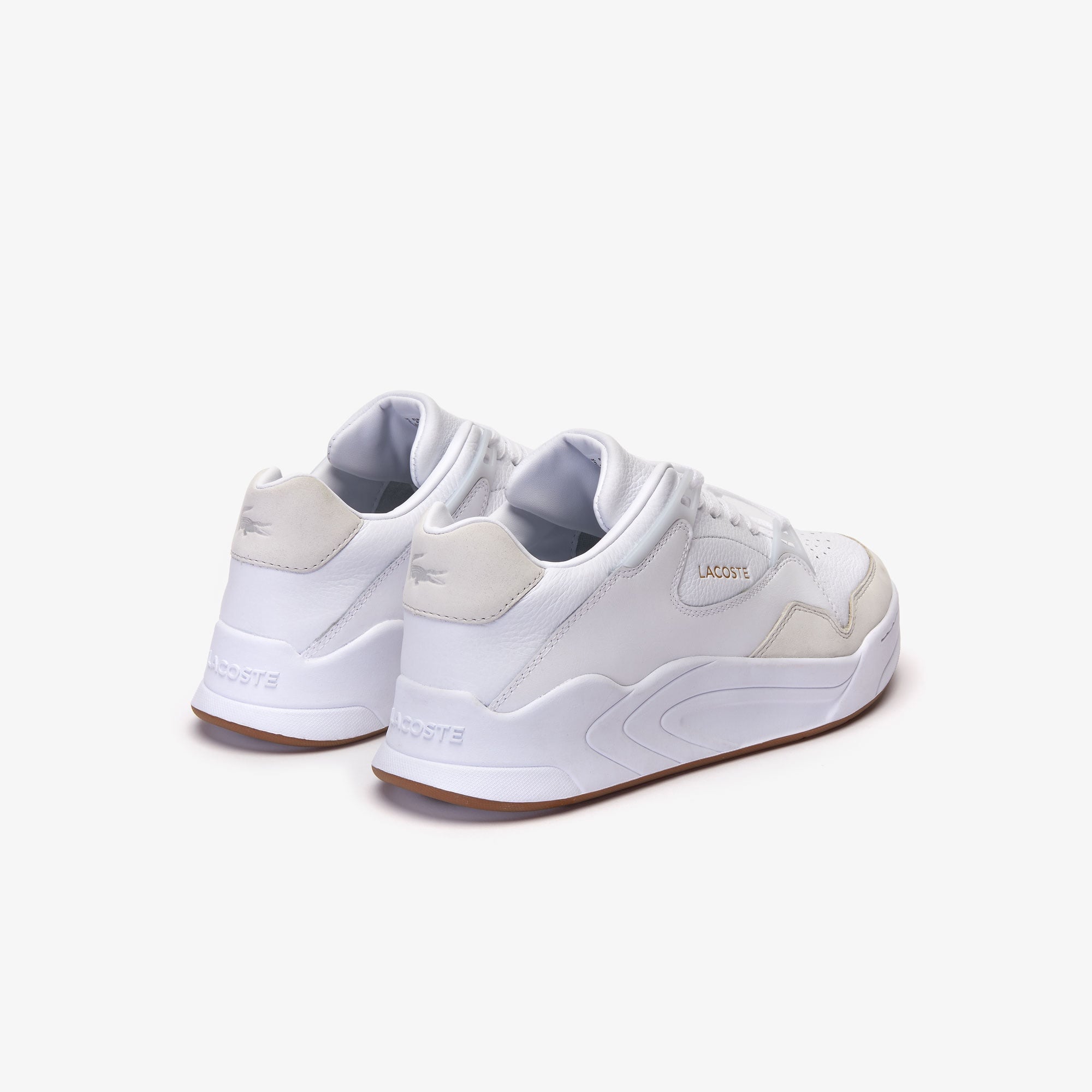 Lacoste Court Slam 319 1 Sma Erkek Beyaz - Bej Sneaker
