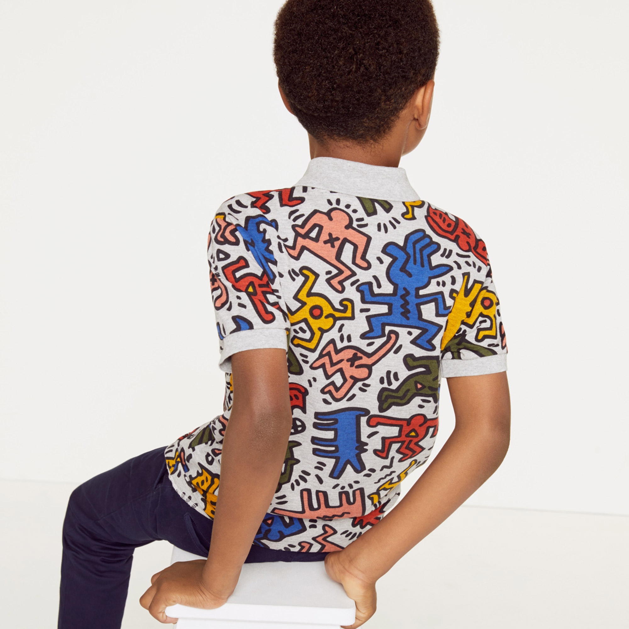 Lacoste X Keith Haring Çocuk Renkli Polo