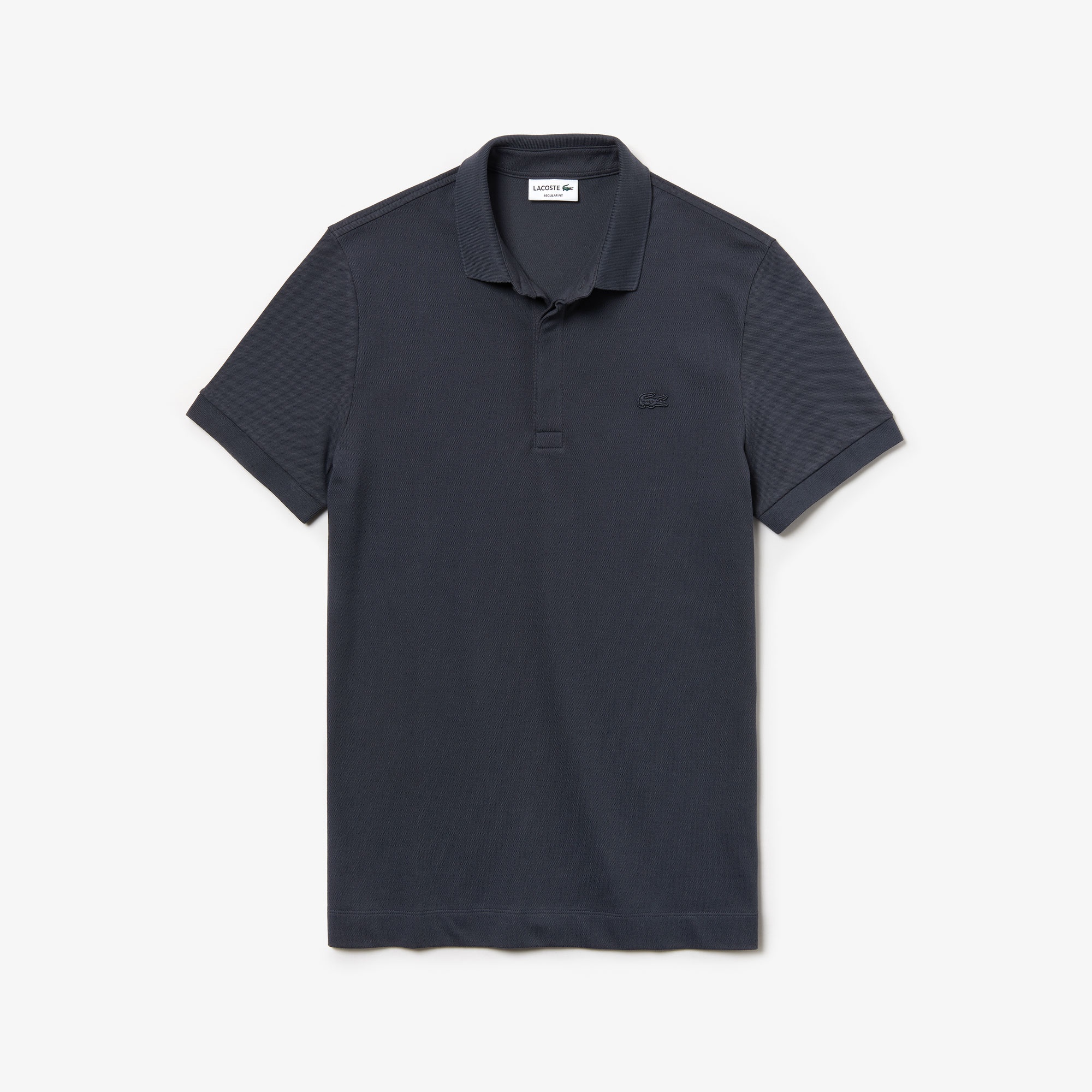 Erkek Regular Fit Polo Yaka Koyu Gri Paris Polo