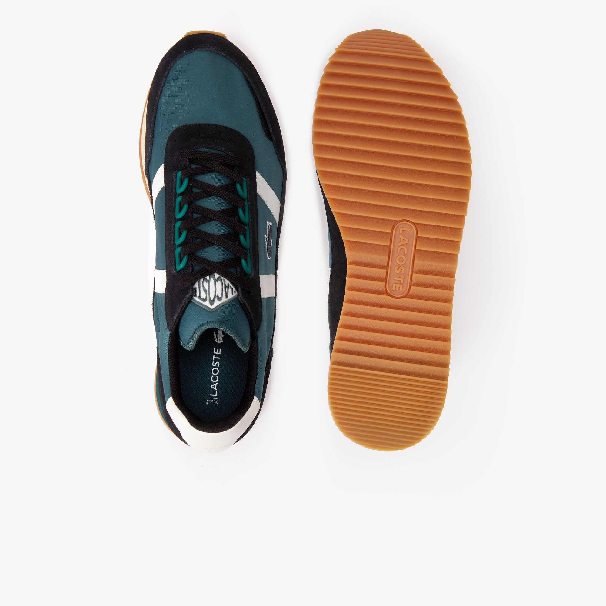 Lacoste Partner Retro 319 1 Sma Erkek Koyu Yeşil - Bej Sneaker