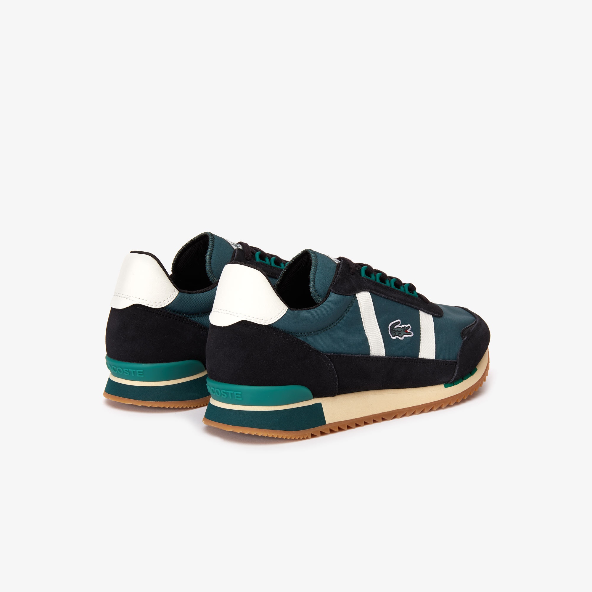 Lacoste Partner Retro 319 1 Sma Erkek Koyu Yeşil - Bej Sneaker