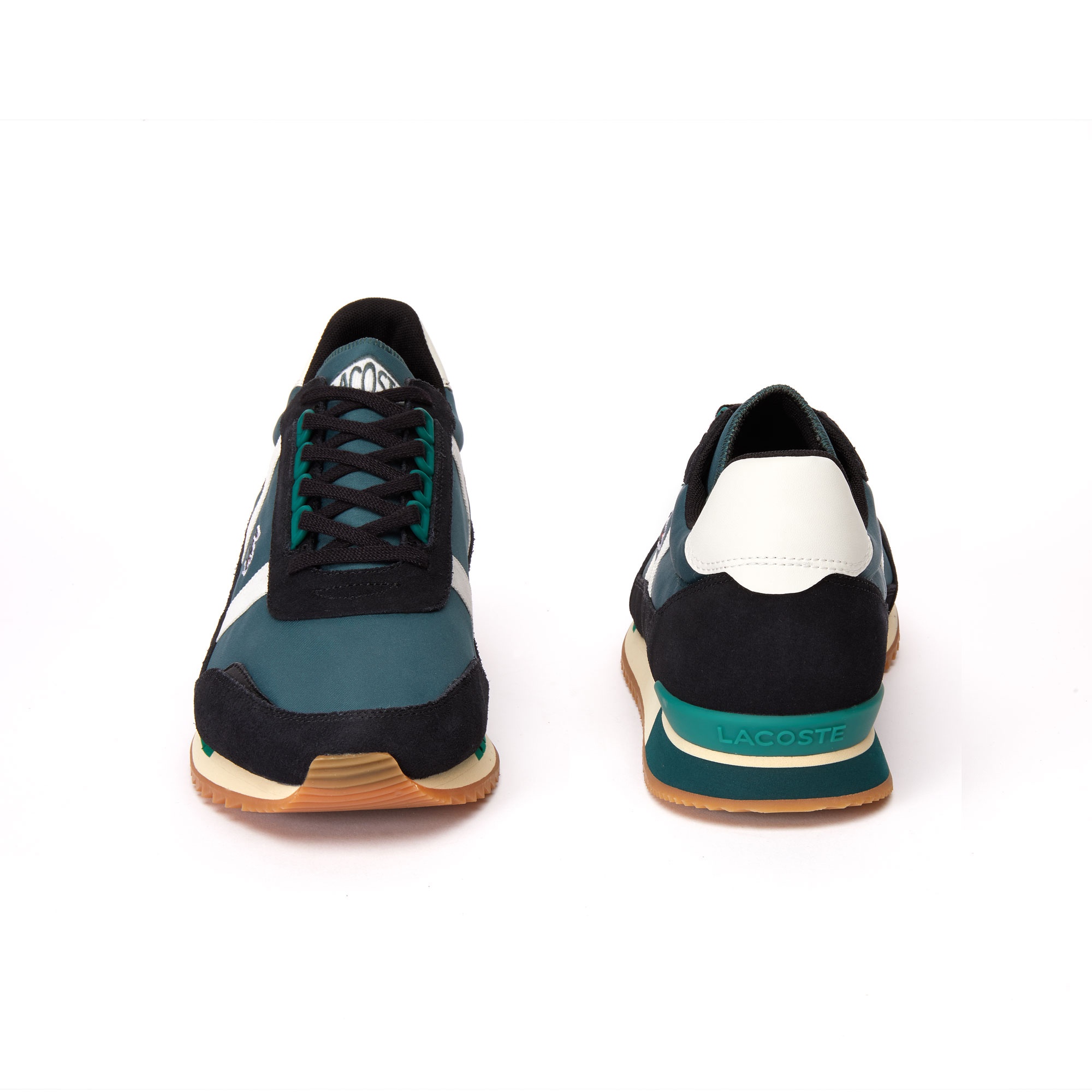 Lacoste Partner Retro 319 1 Sma Erkek Koyu Yeşil - Bej Sneaker