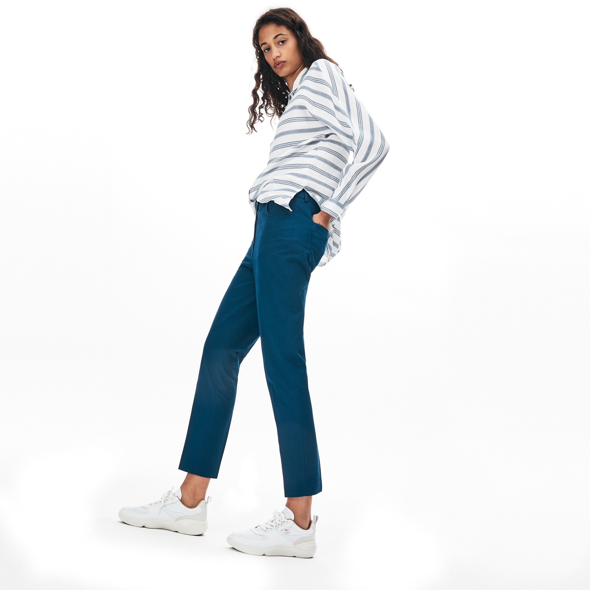 Lacoste Kadın Mavi Pantolon