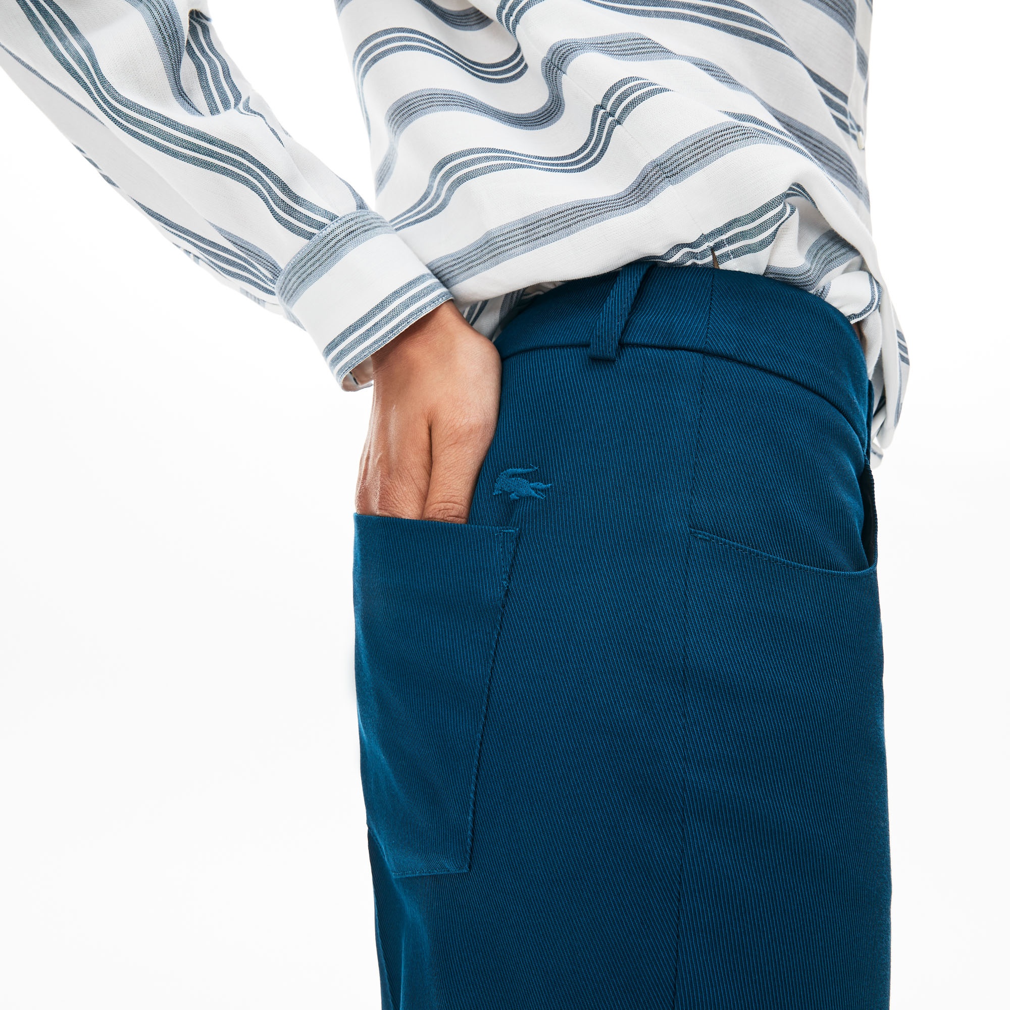 Lacoste Kadın Mavi Pantolon