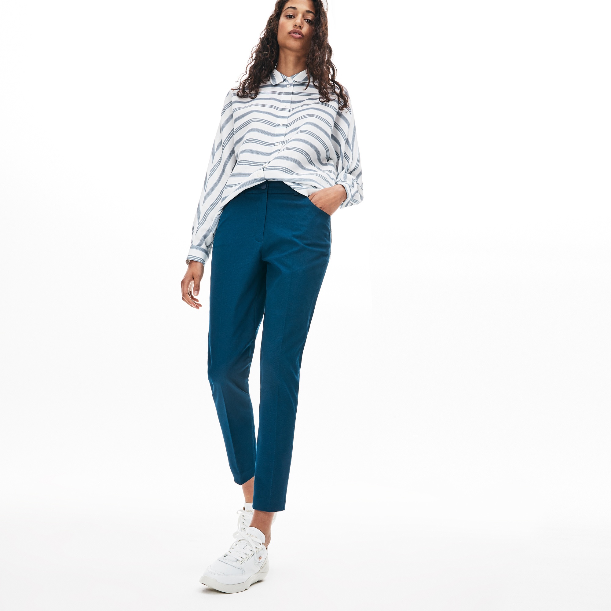 Lacoste Kadın Mavi Pantolon