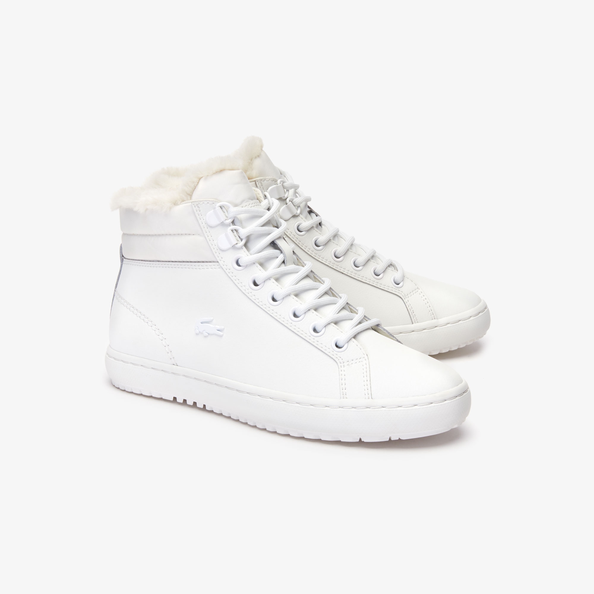 Lacoste Straightset Thermo 4191 Cfa Kadın Beyaz Bot