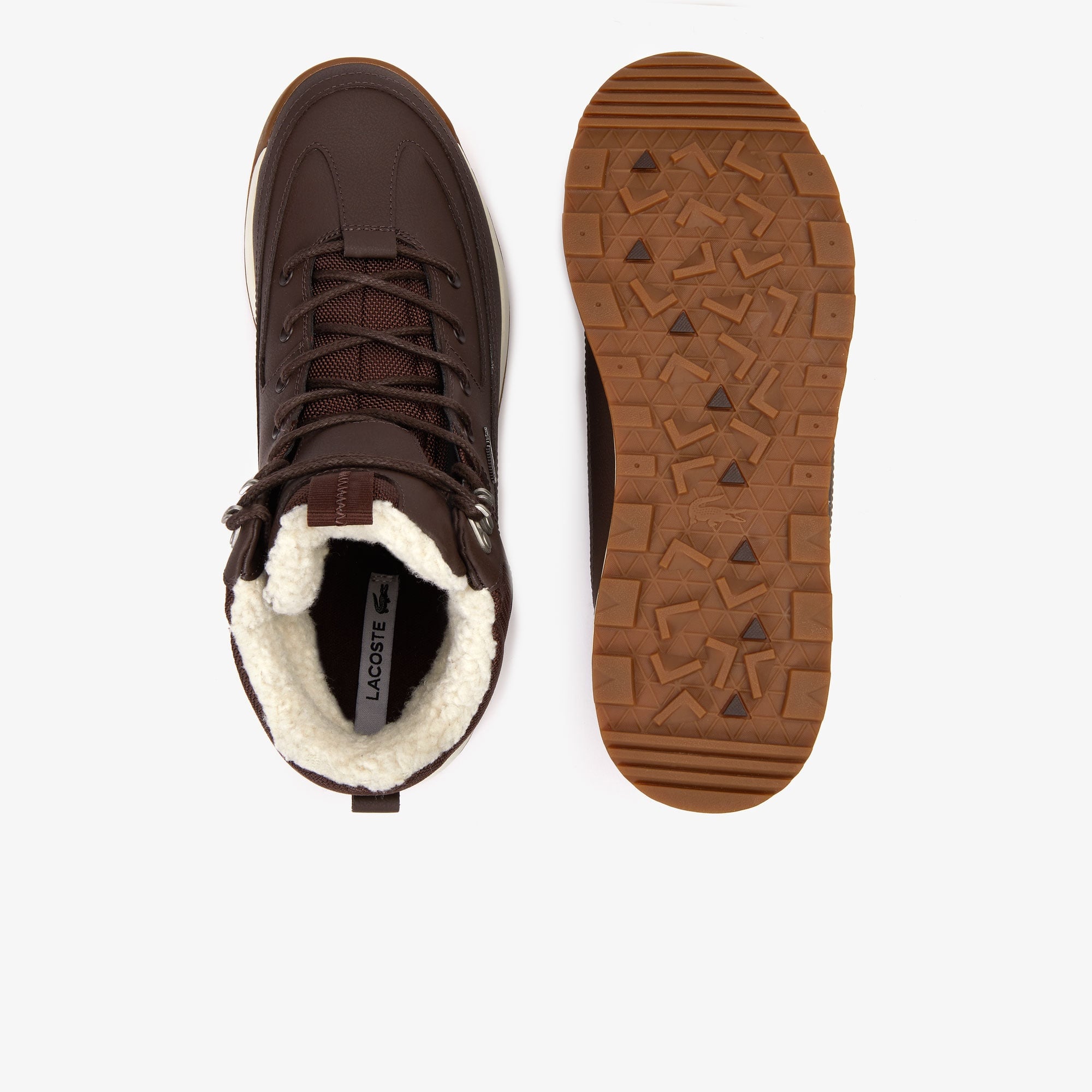 Lacoste Urban Breaker 419 1 Cma Erkek Koyu Kahverengi - Bej Bot