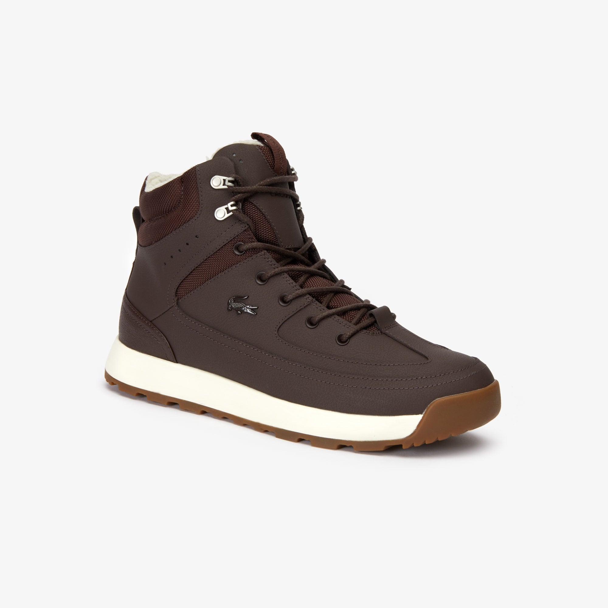 Lacoste Urban Breaker 419 1 Cma Erkek Koyu Kahverengi - Bej Bot