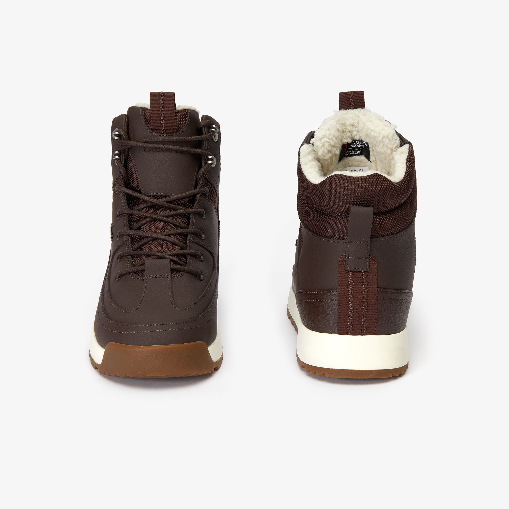 Lacoste Urban Breaker 419 1 Cma Erkek Koyu Kahverengi - Bej Bot