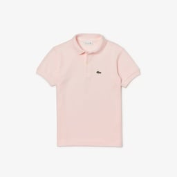 Çocuk Regular Fit Açık Pembe Polo Pembe