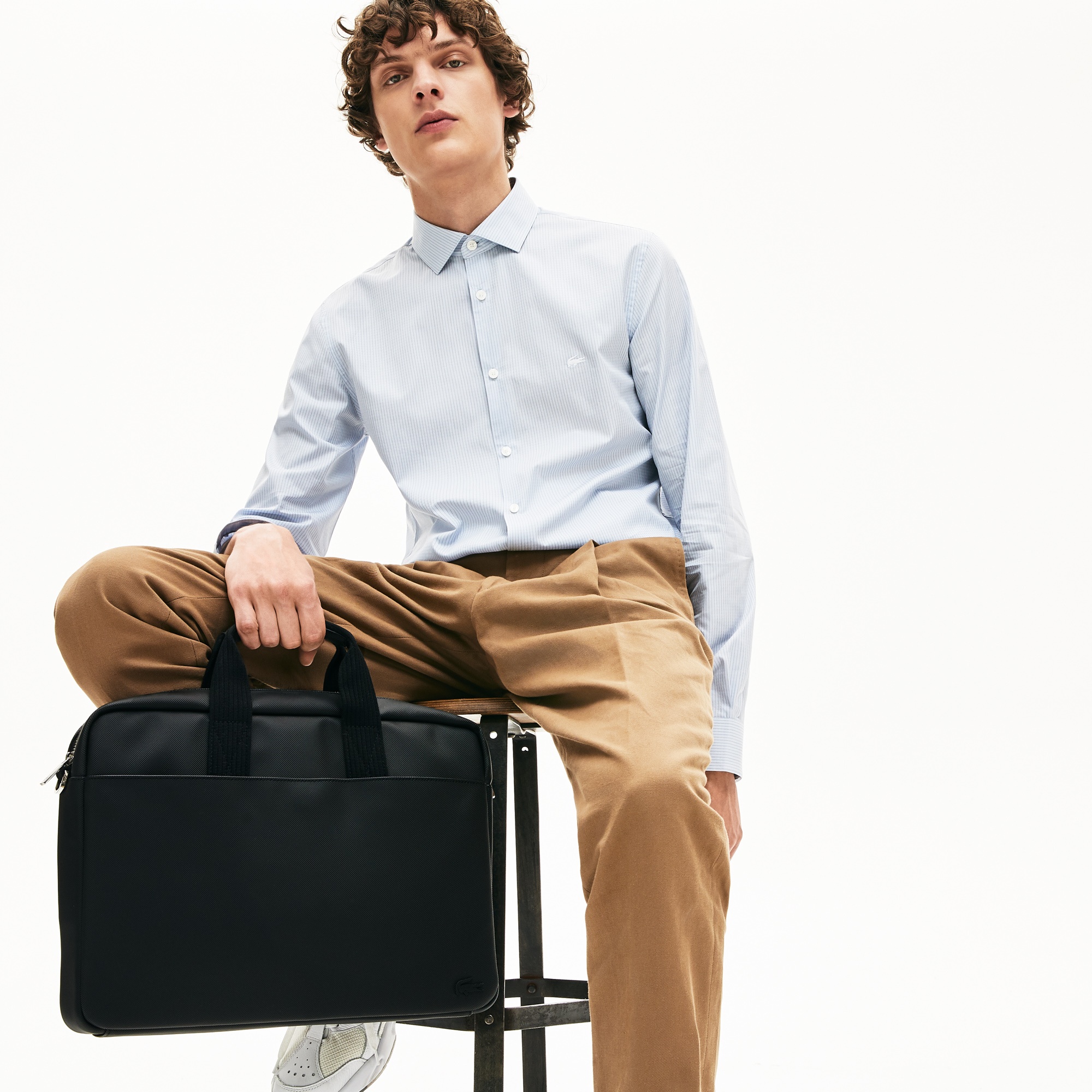 Lacoste Men S Classic Erkek Siyah Laptop Çantası