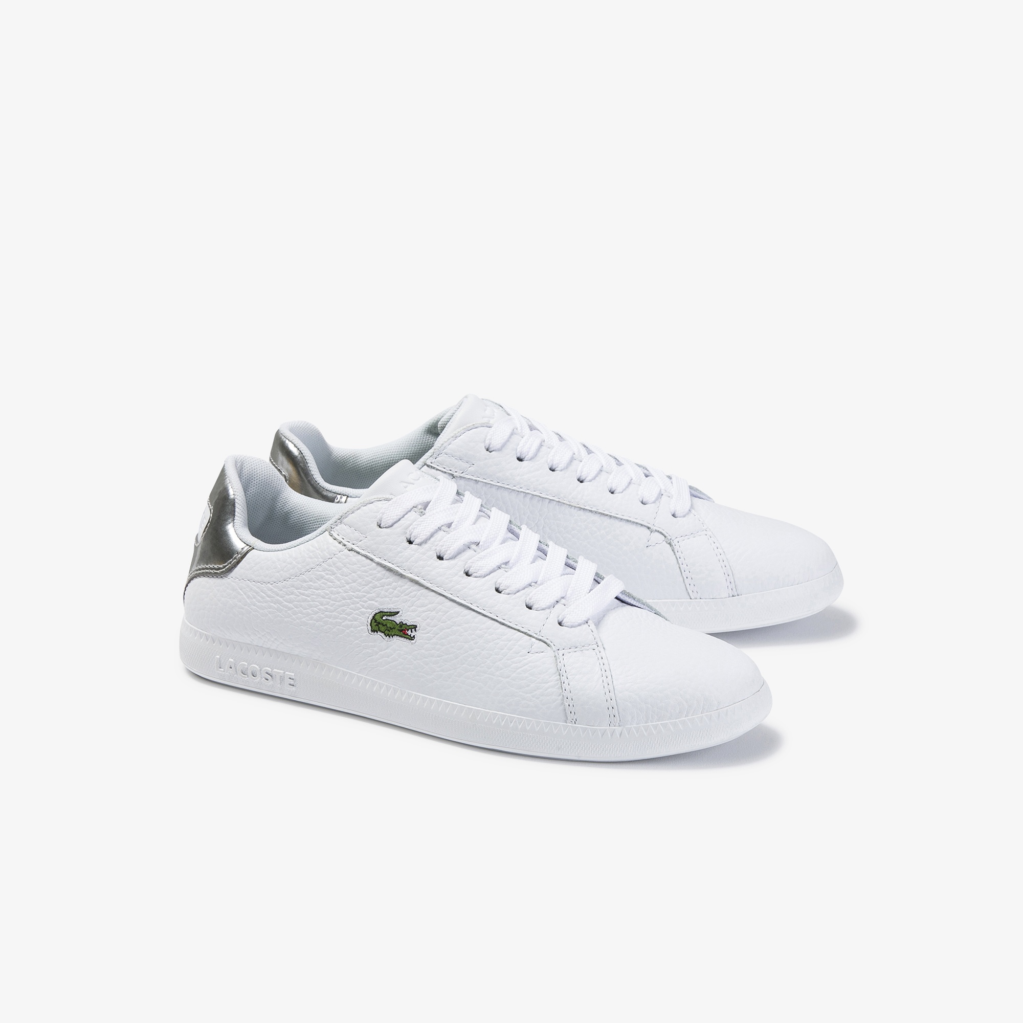 Lacoste Graduate 120 1 Sfa Kadın Beyaz - Gri Sneaker