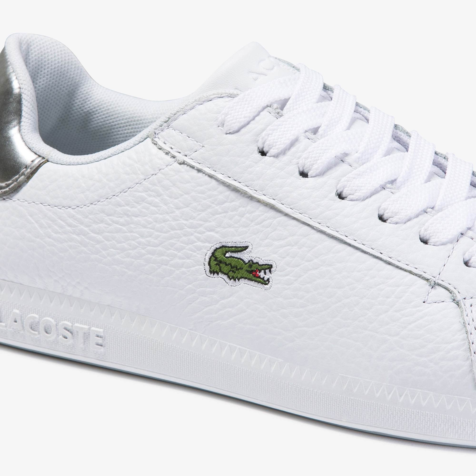 Lacoste Graduate 120 1 Sfa Kadın Beyaz - Gri Sneaker