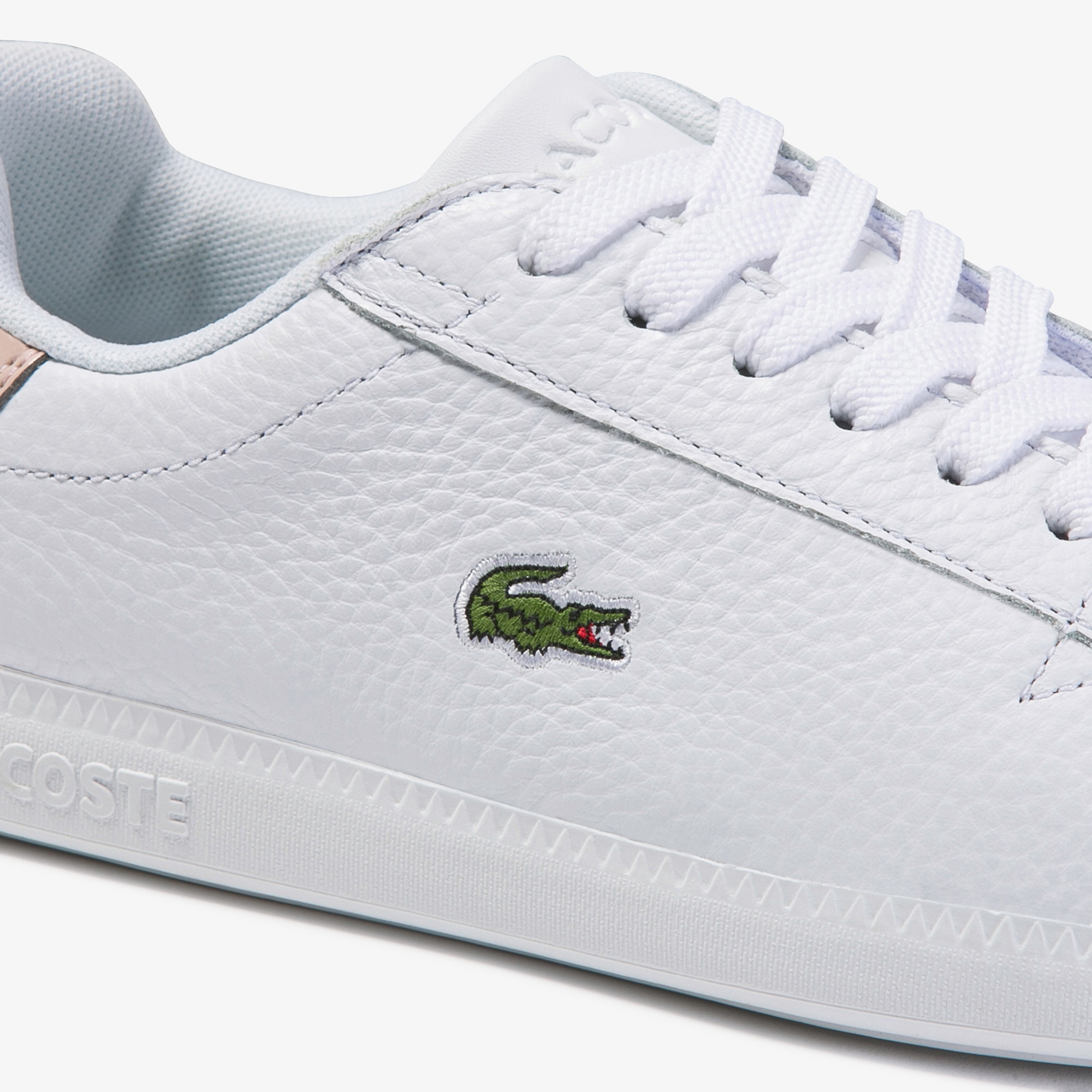 Lacoste Graduate 120 1 Sfa Kadın Beyaz - Pembe Sneaker