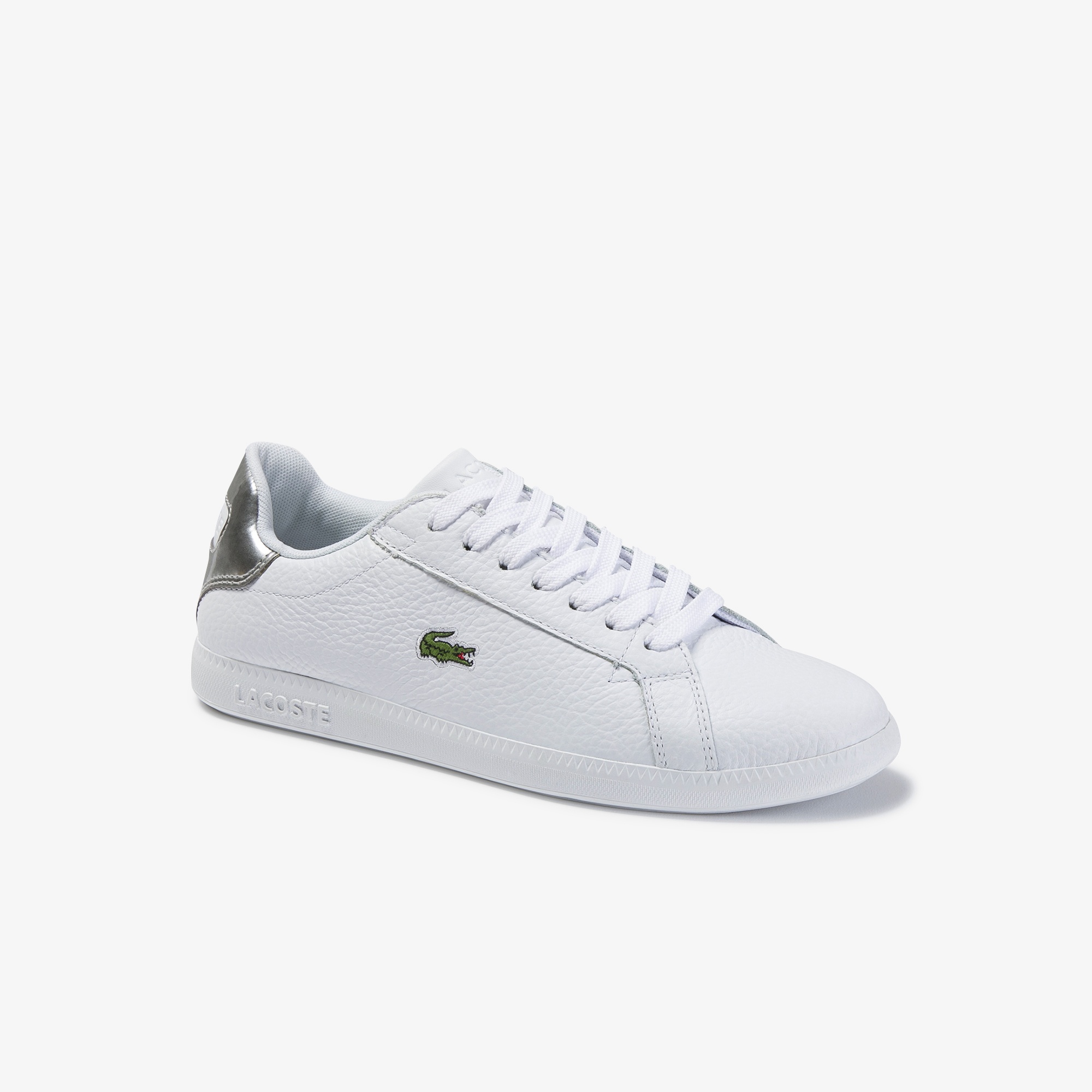 Lacoste Graduate 120 1 Sfa Kadın Beyaz - Gri Sneaker