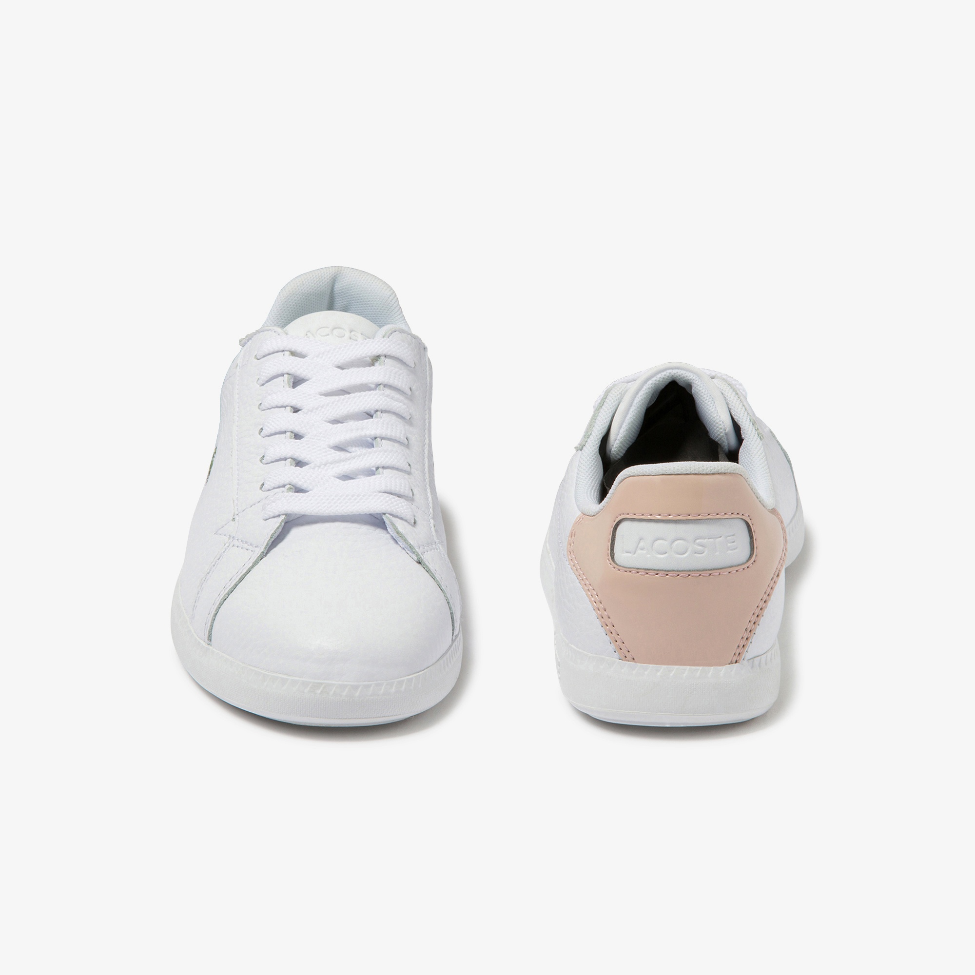 Lacoste Graduate 120 1 Sfa Kadın Beyaz - Pembe Sneaker