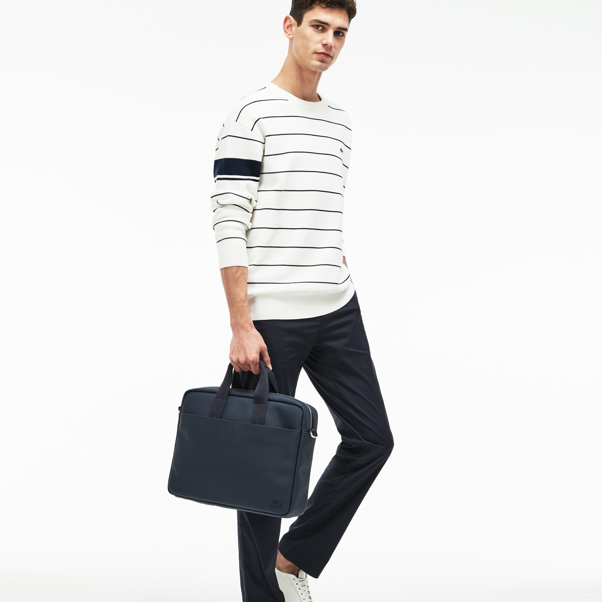 Lacoste Men S Classic Erkek Lacivert Laptop Çantası