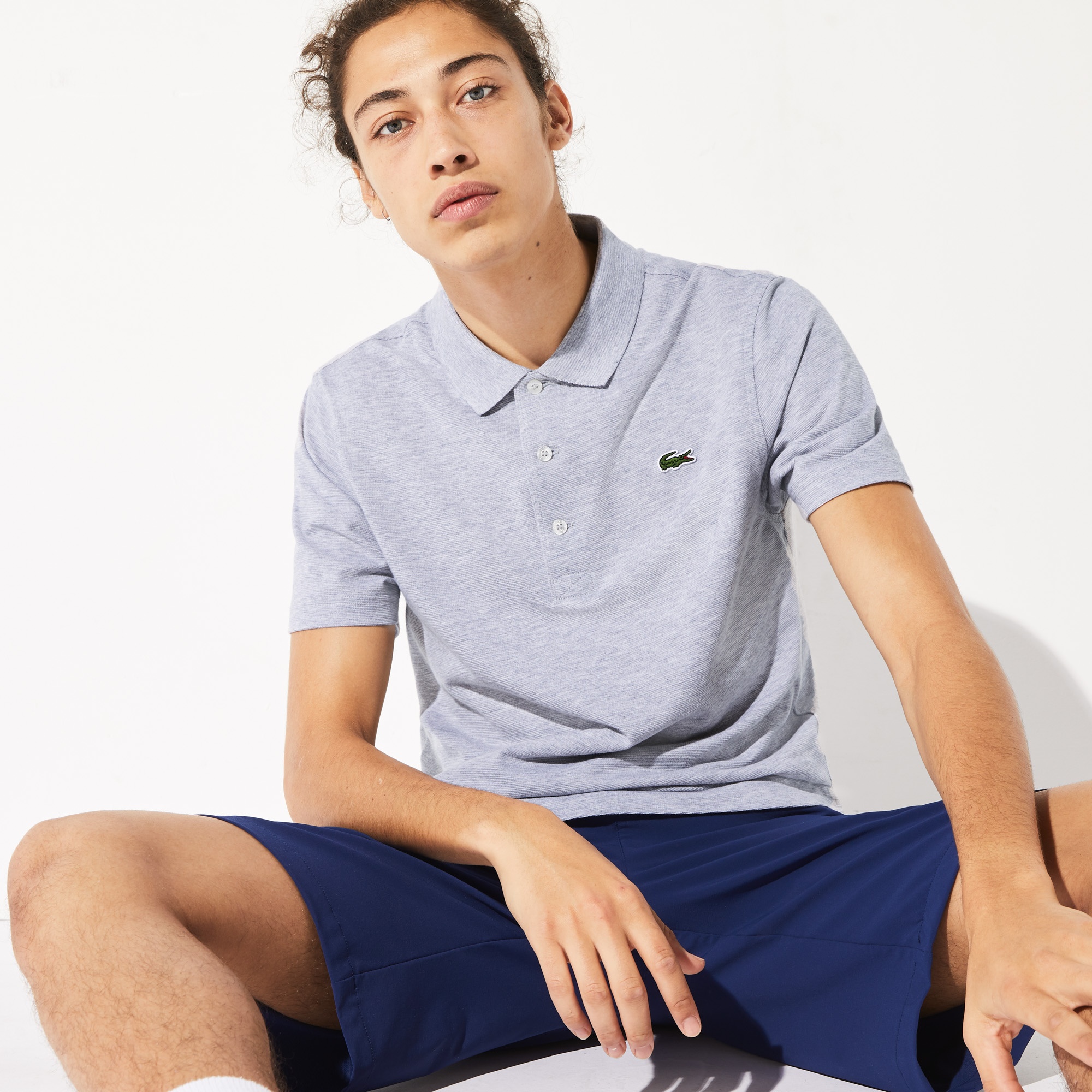 Lacoste Erkek Gri Polo