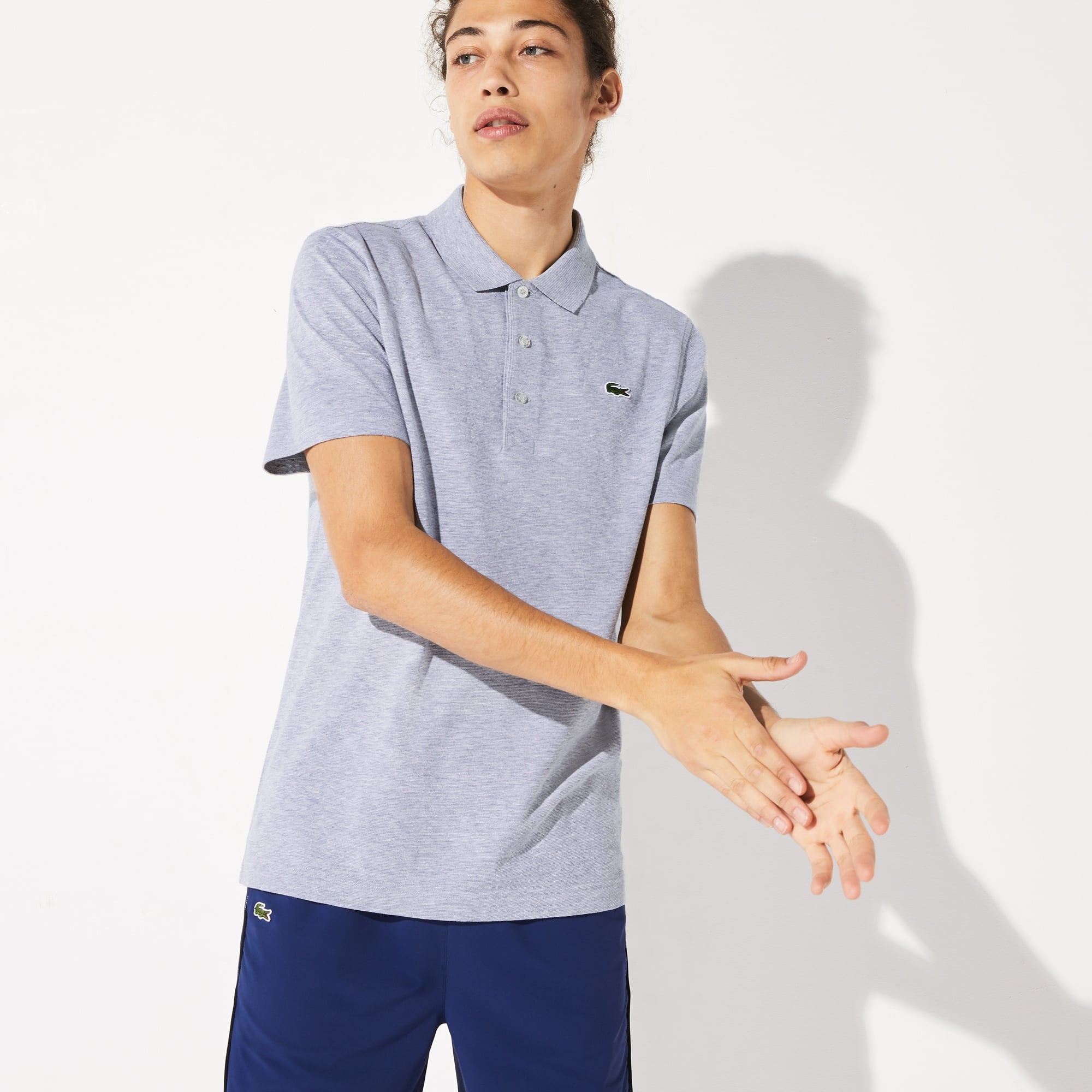 Lacoste Erkek Gri Polo