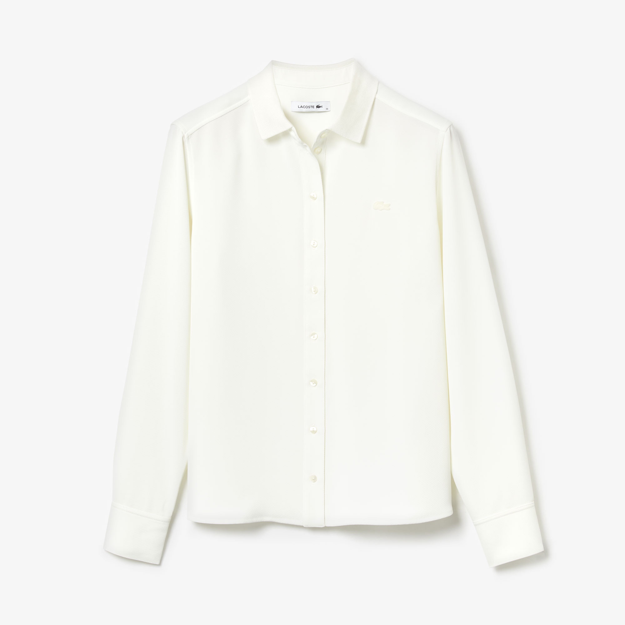 Lacoste Kadın Beyaz Gömlek