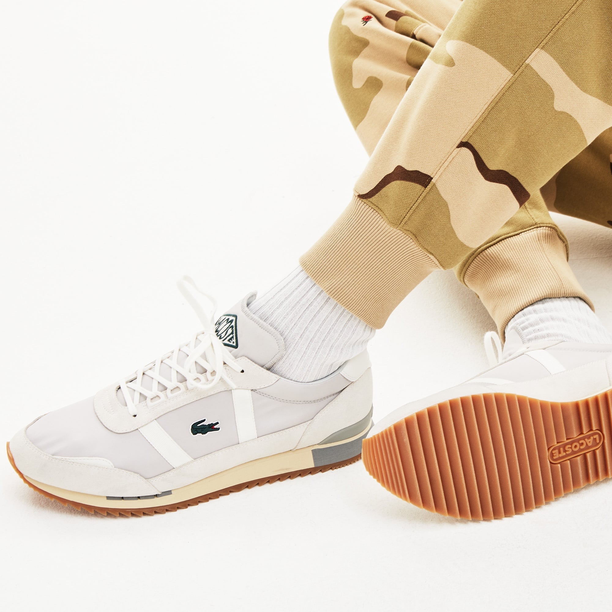 Lacoste Partner Retro 319 1 Sma Erkek Siyah - Bej Sneaker