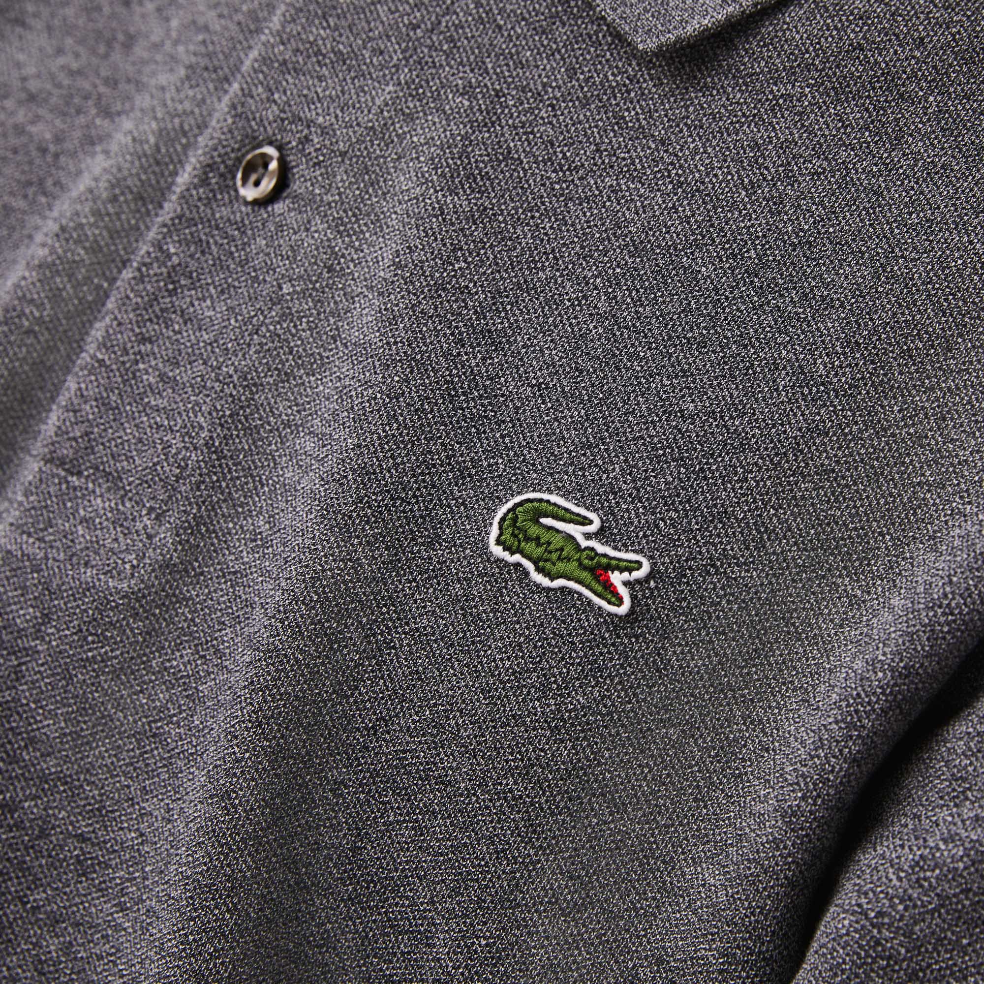 Lacoste Erkek Classic Fit Uzun Kollu L.12.12 Koyu Gri Polo