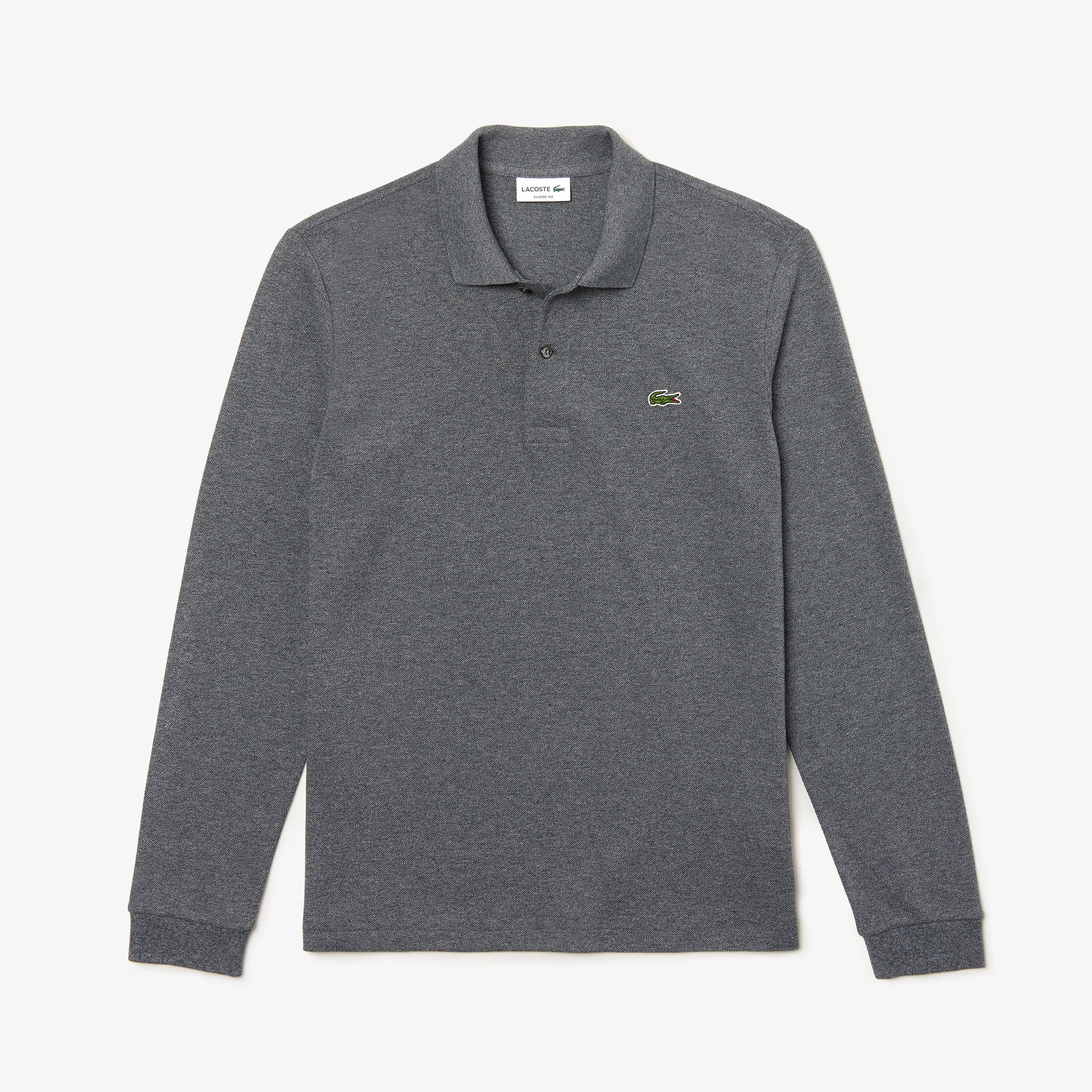 Lacoste Erkek Classic Fit Uzun Kollu L.12.12 Koyu Gri Polo