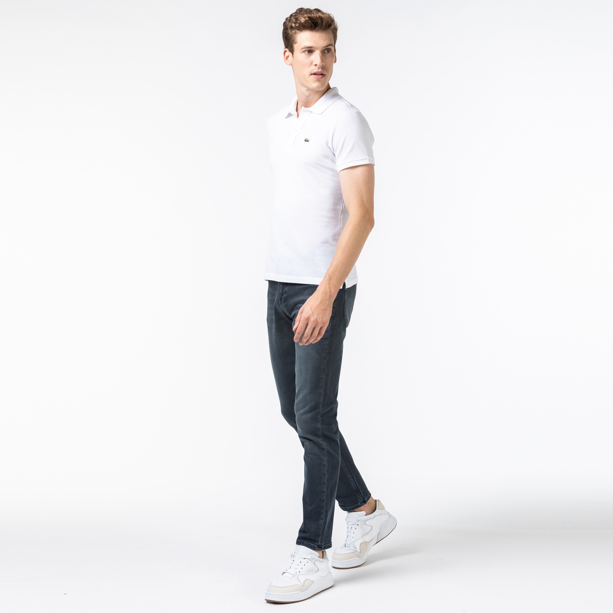 Lacoste Erkek Slim Fit Koyu Denim Pantolon