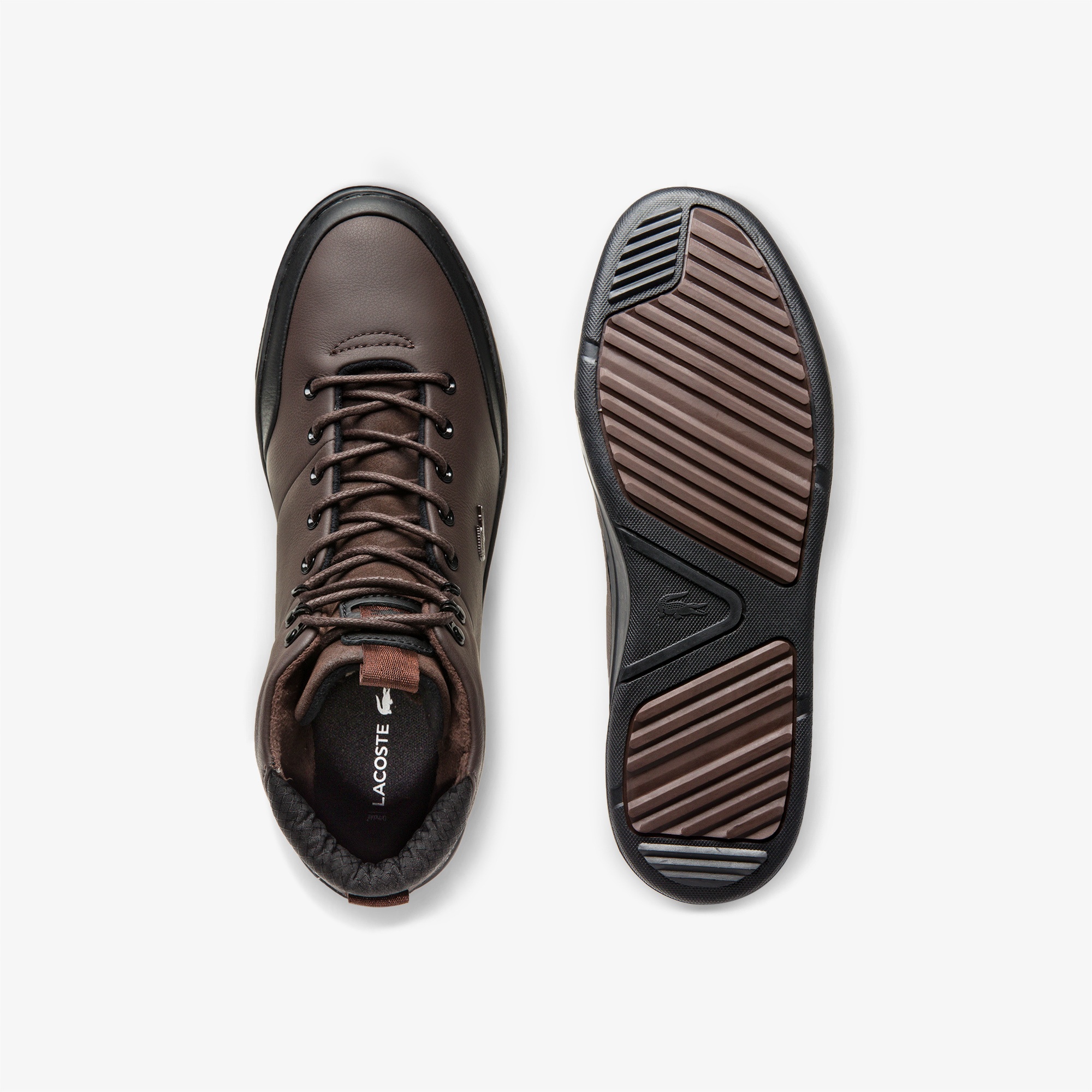 Lacoste Explorateur Clas 03201 Cma Erkek Deri Koyu Kahverengi Bot