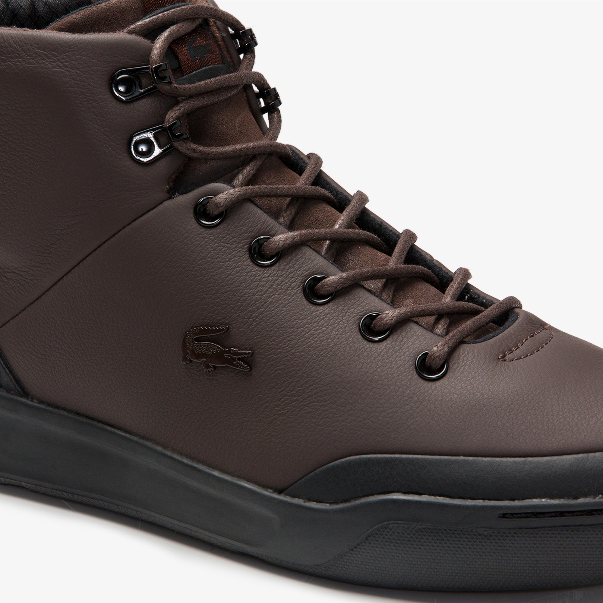 Lacoste Explorateur Clas 03201 Cma Erkek Deri Koyu Kahverengi Bot