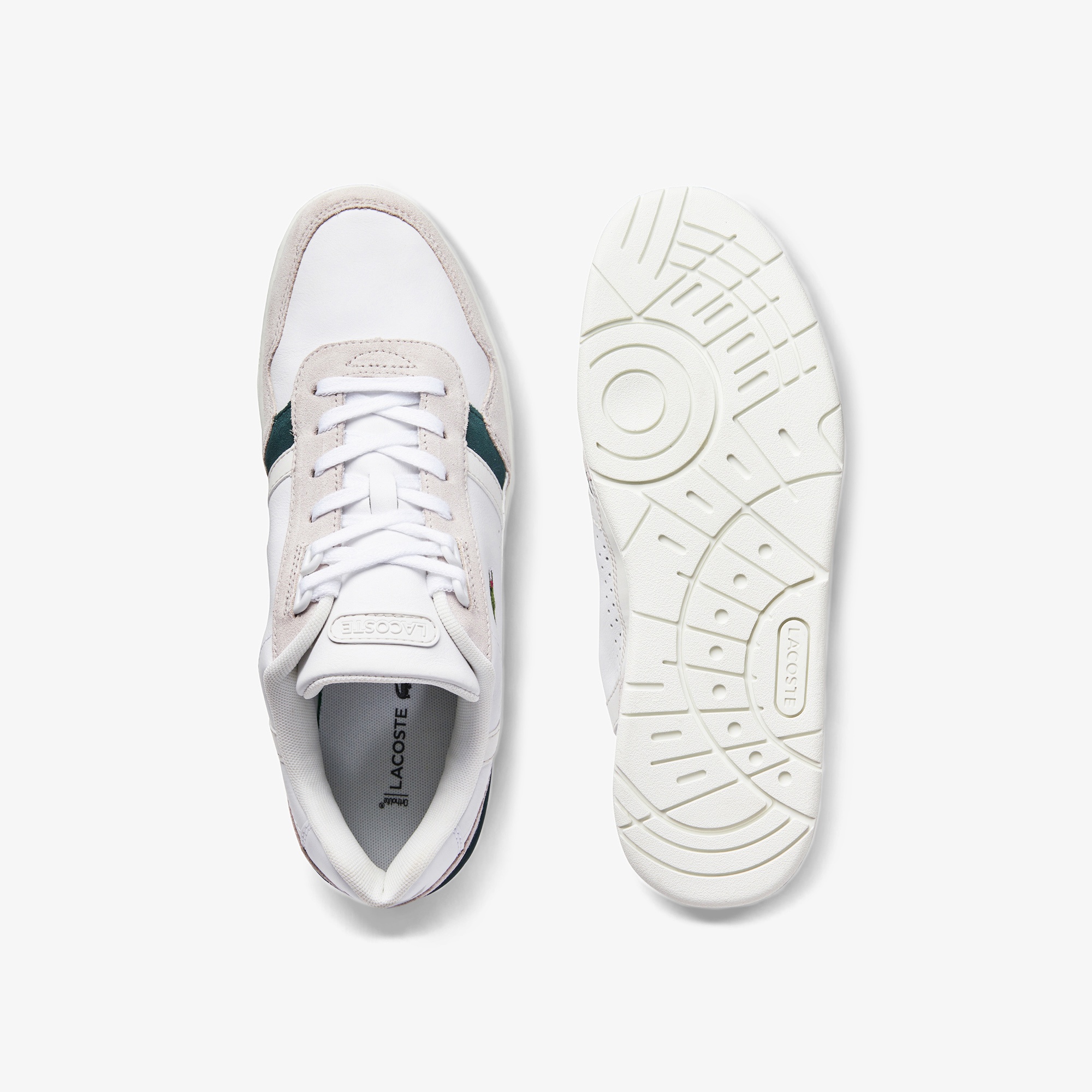 Lacoste T-Clip Erkek Deri Bej Sneaker
