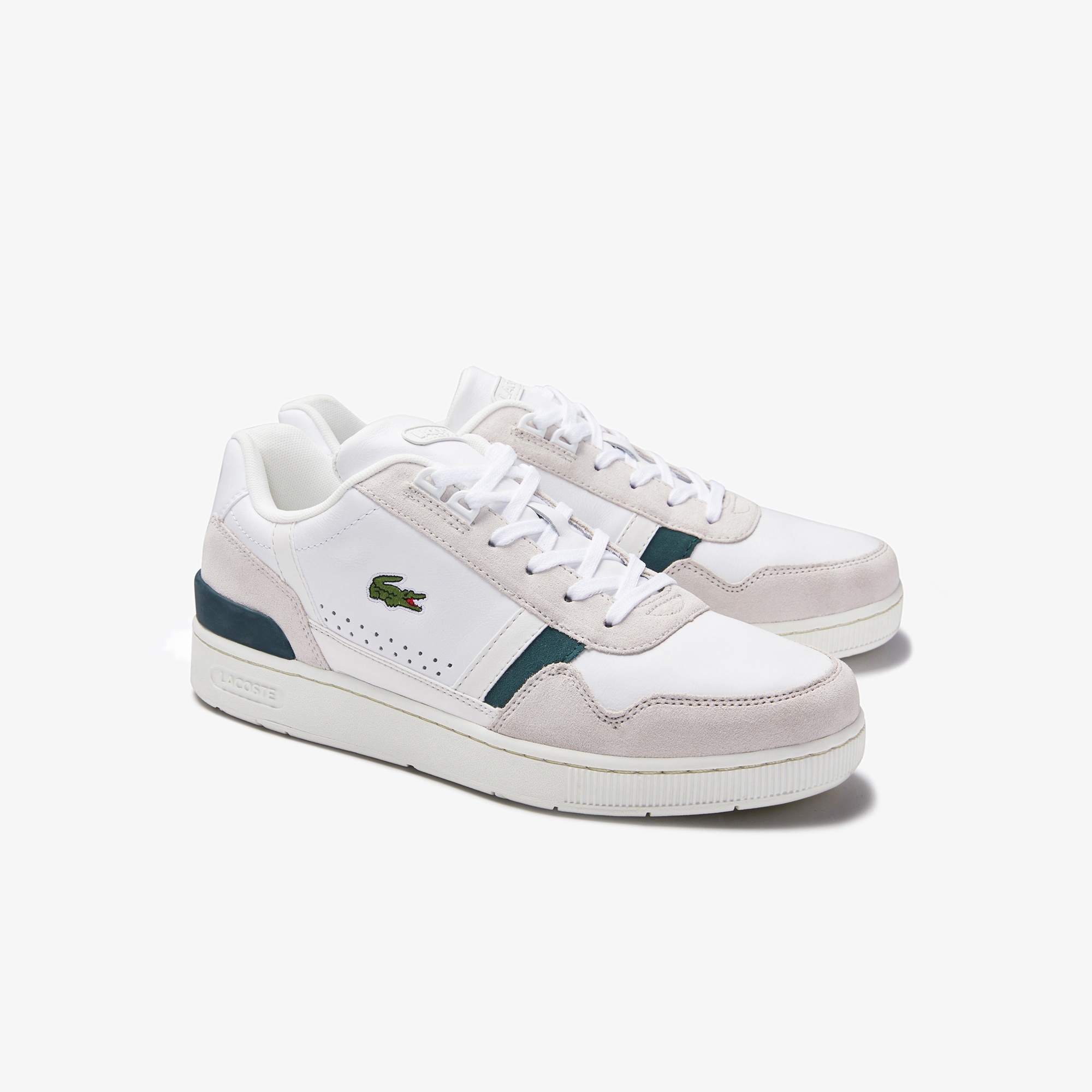 Lacoste T-Clip Erkek Deri Bej Sneaker