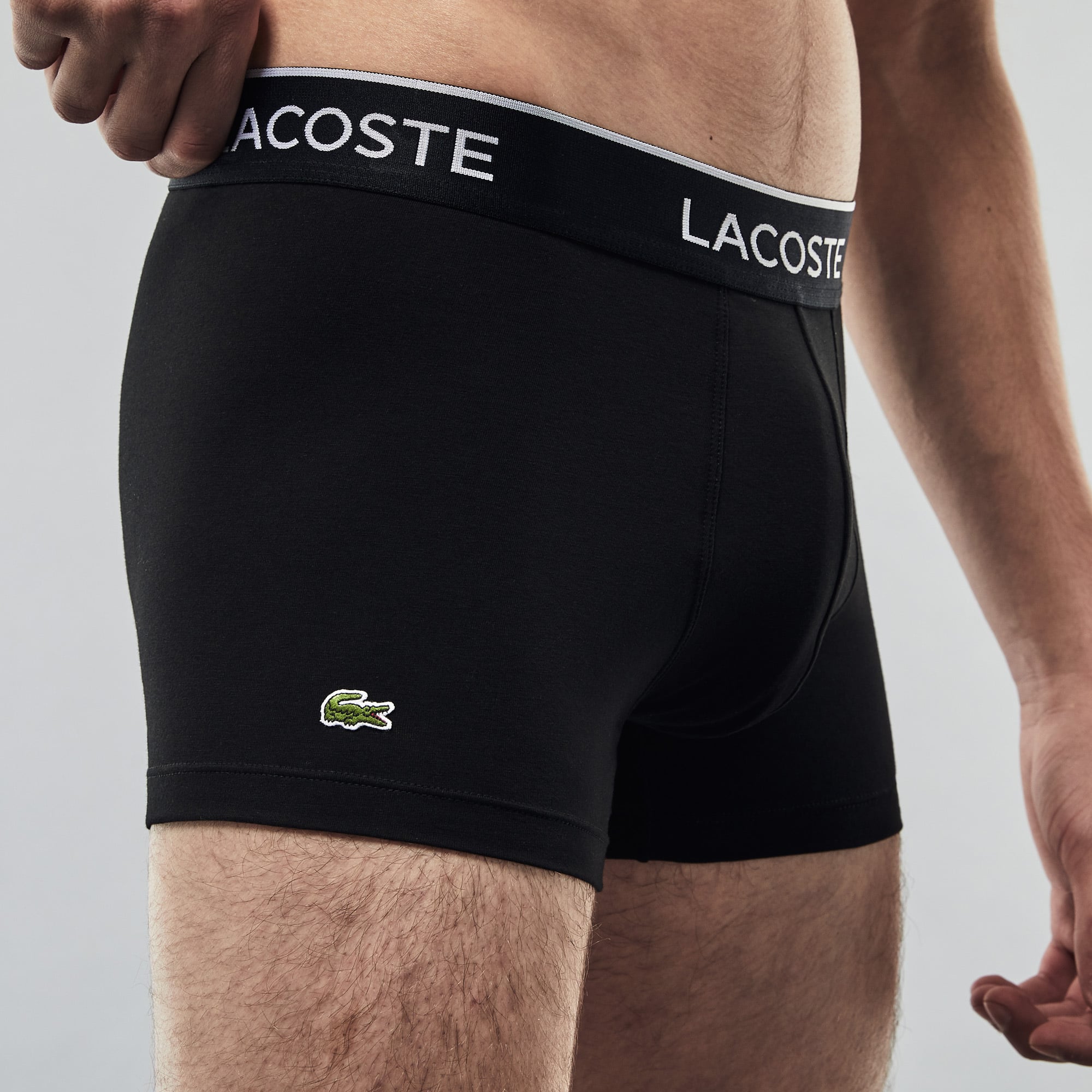 Lacoste Erkek 3'lü Renkli Boxer görsel 4