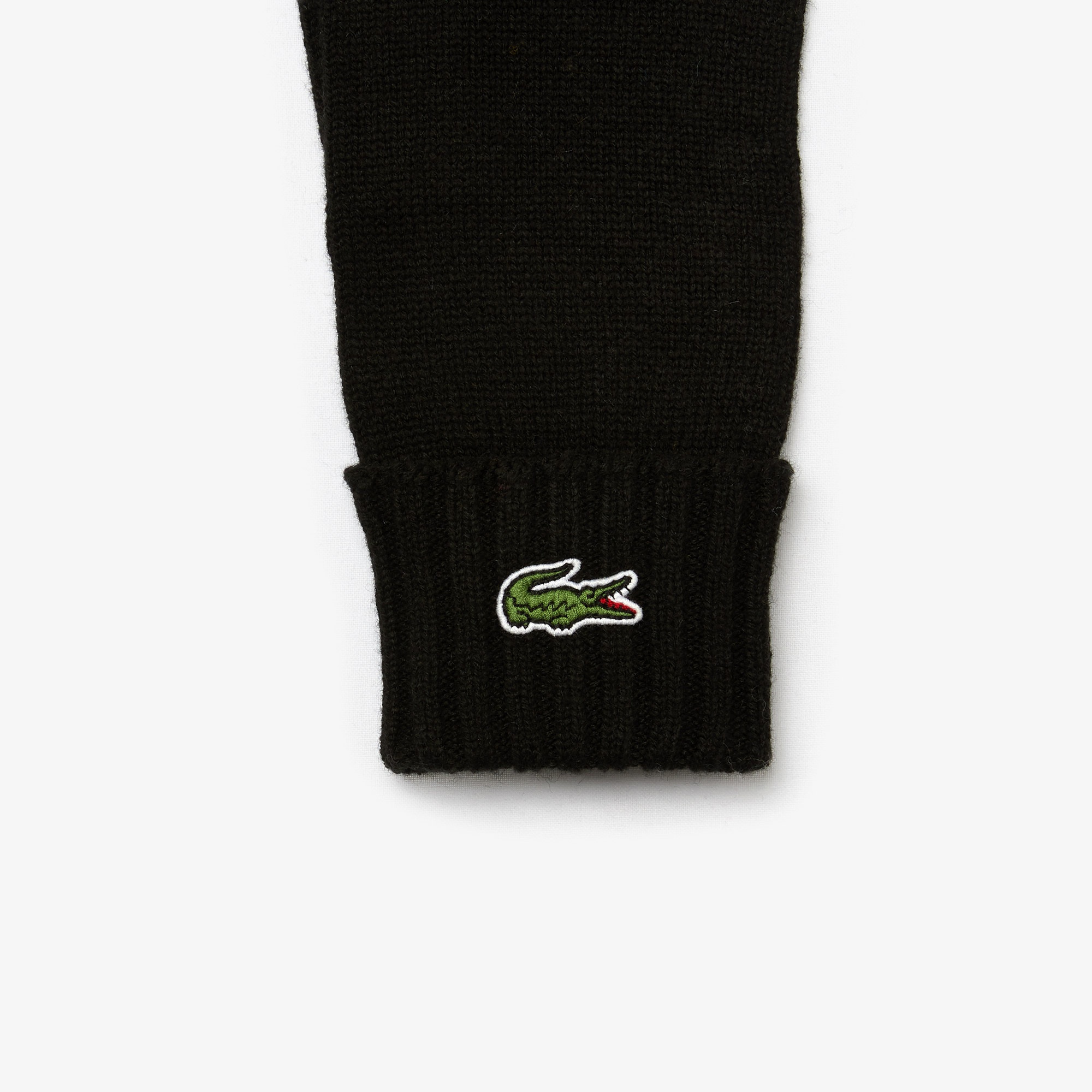 Lacoste Erkek Yün Siyah Eldiven