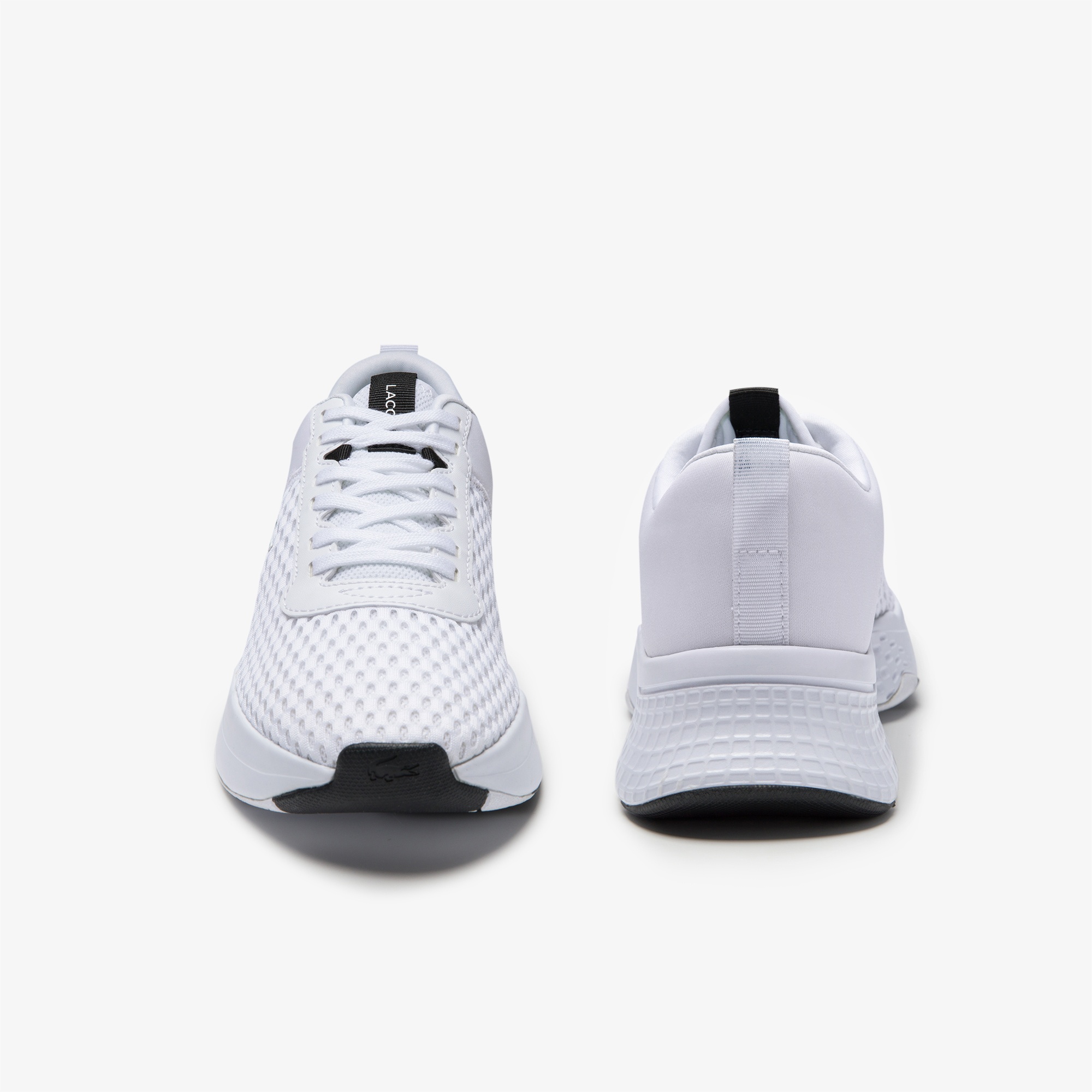 Lacoste Court-Drive 0120 1 Suj Wht/Blk Kadın Beyaz - Siyah Sneaker