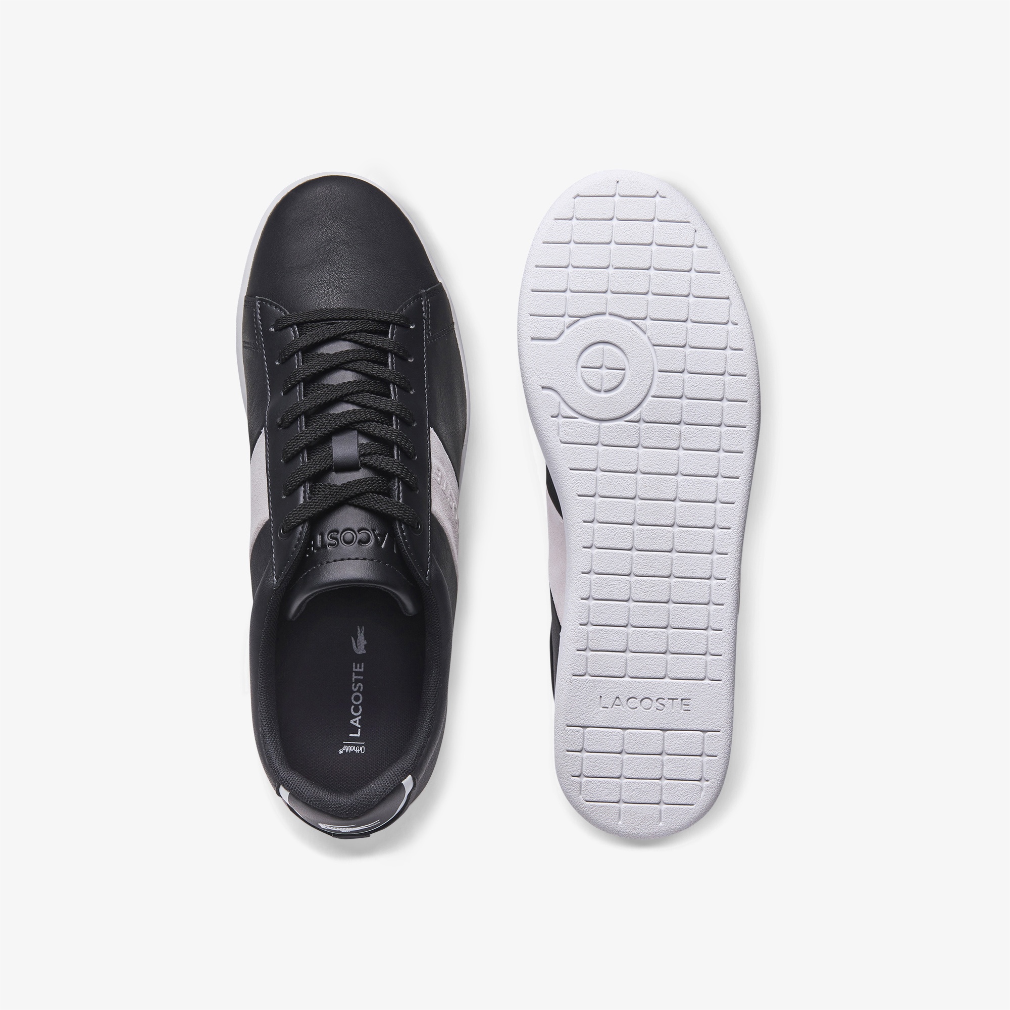 Lacoste Carnaby Evo Erkek Deri Siyah - Beyaz Sneaker