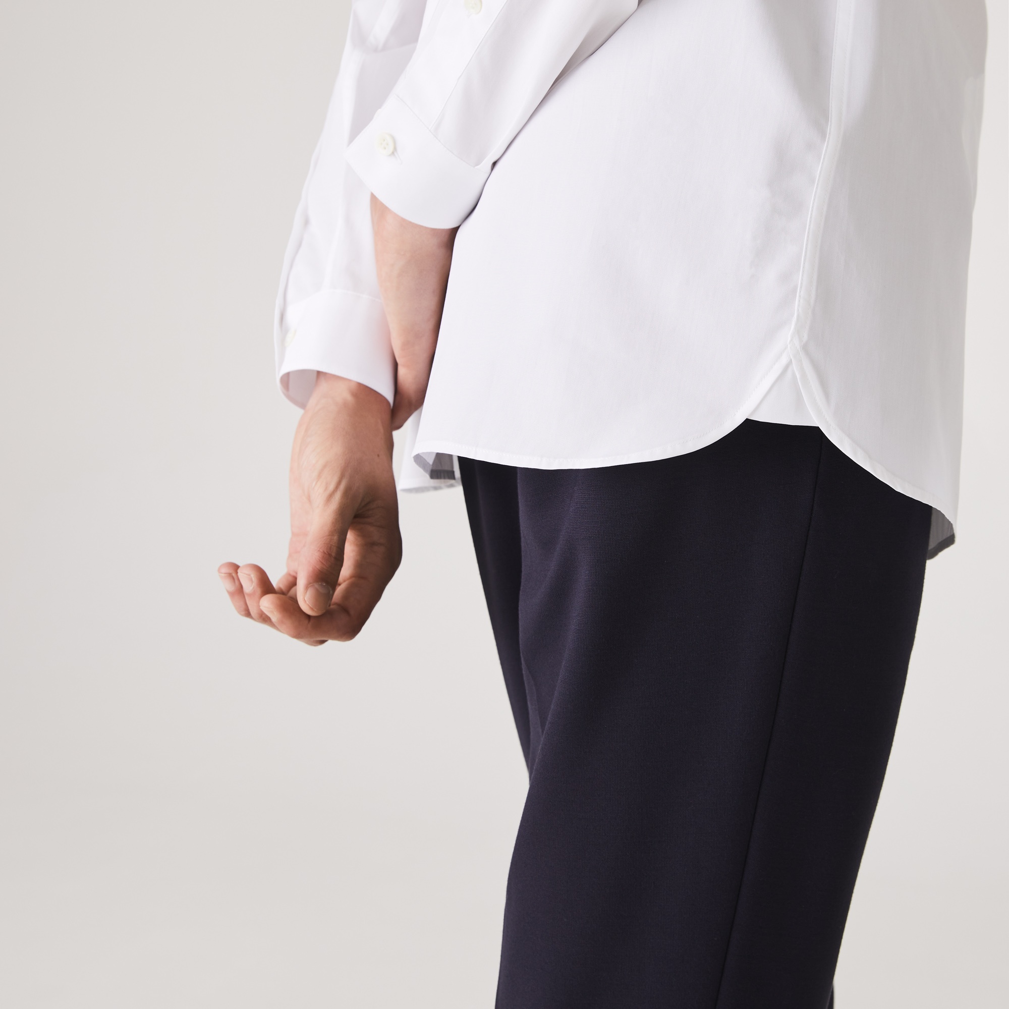 Lacoste Erkek Slim Fit Beyaz Gömlek