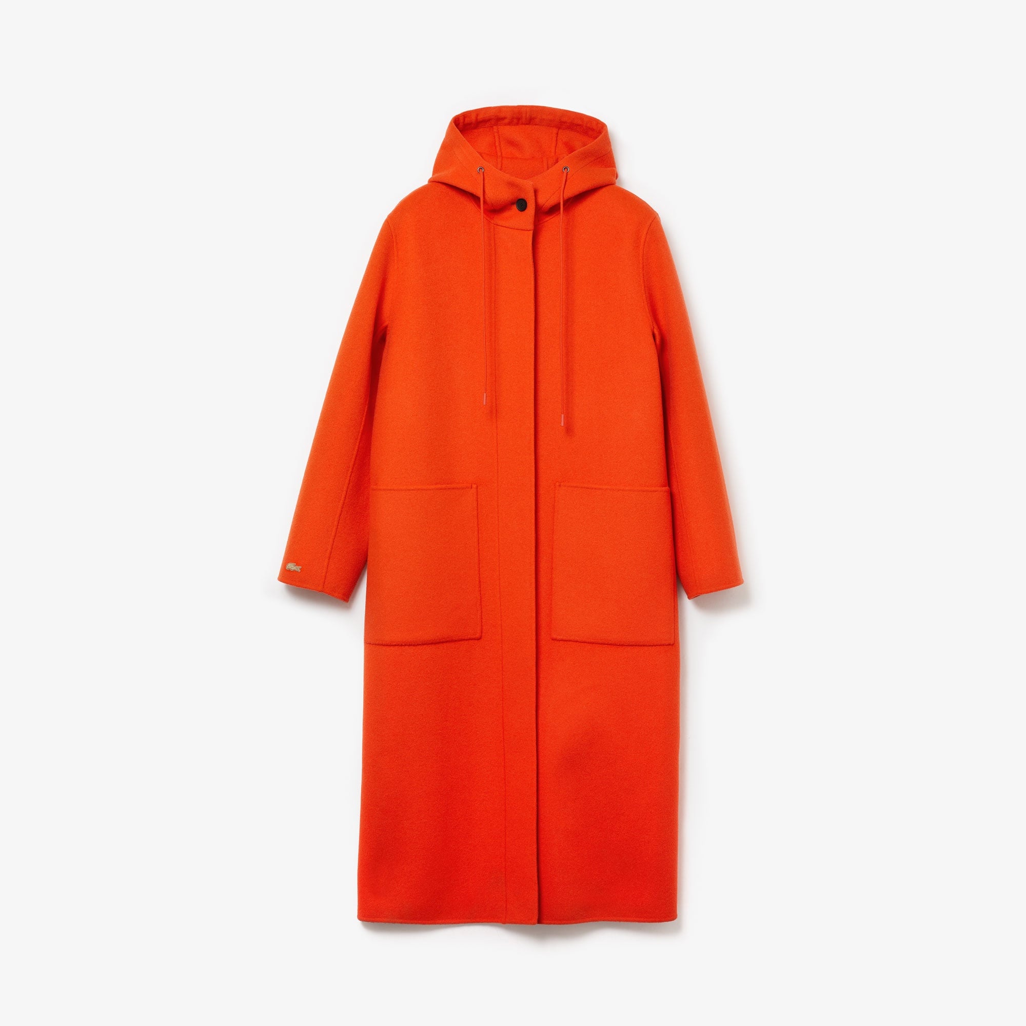 Lacoste Kadın Kapüşonlu Turuncu Kaban