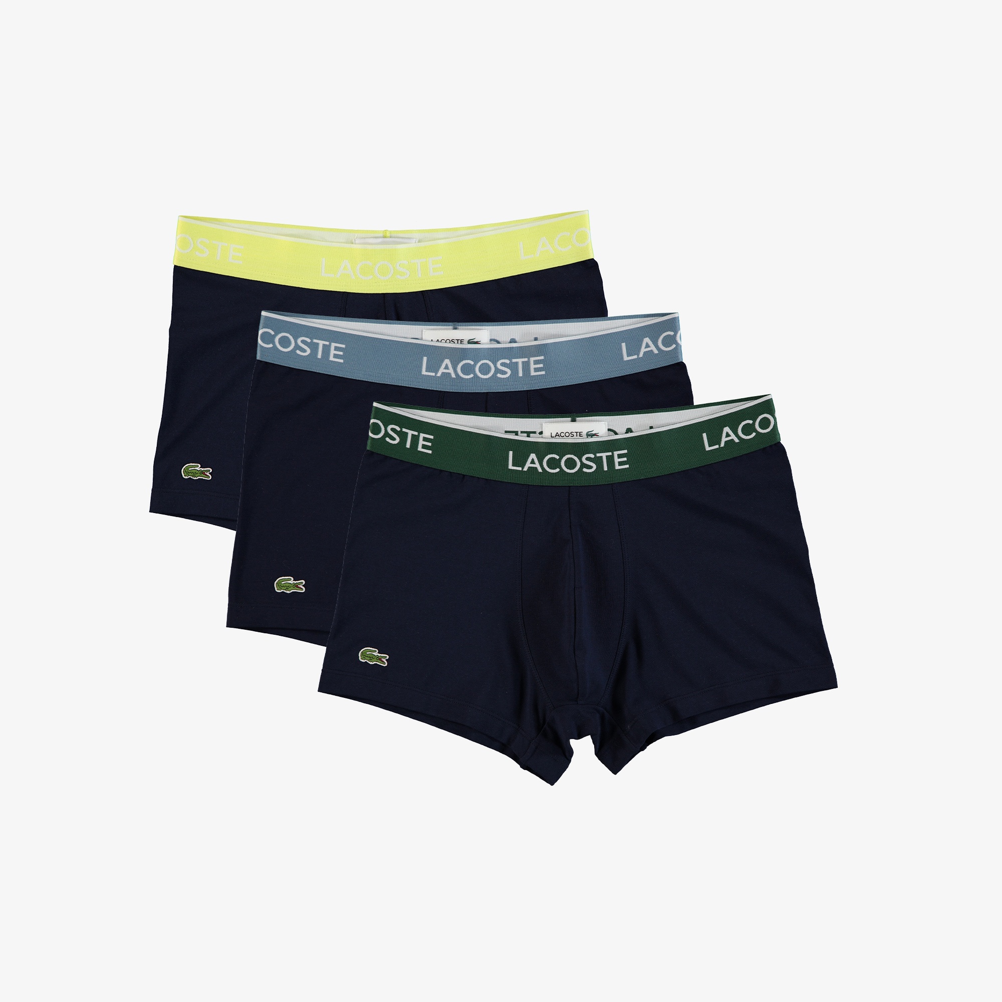 Lacoste Erkek Lacivert 3'lü Boxer